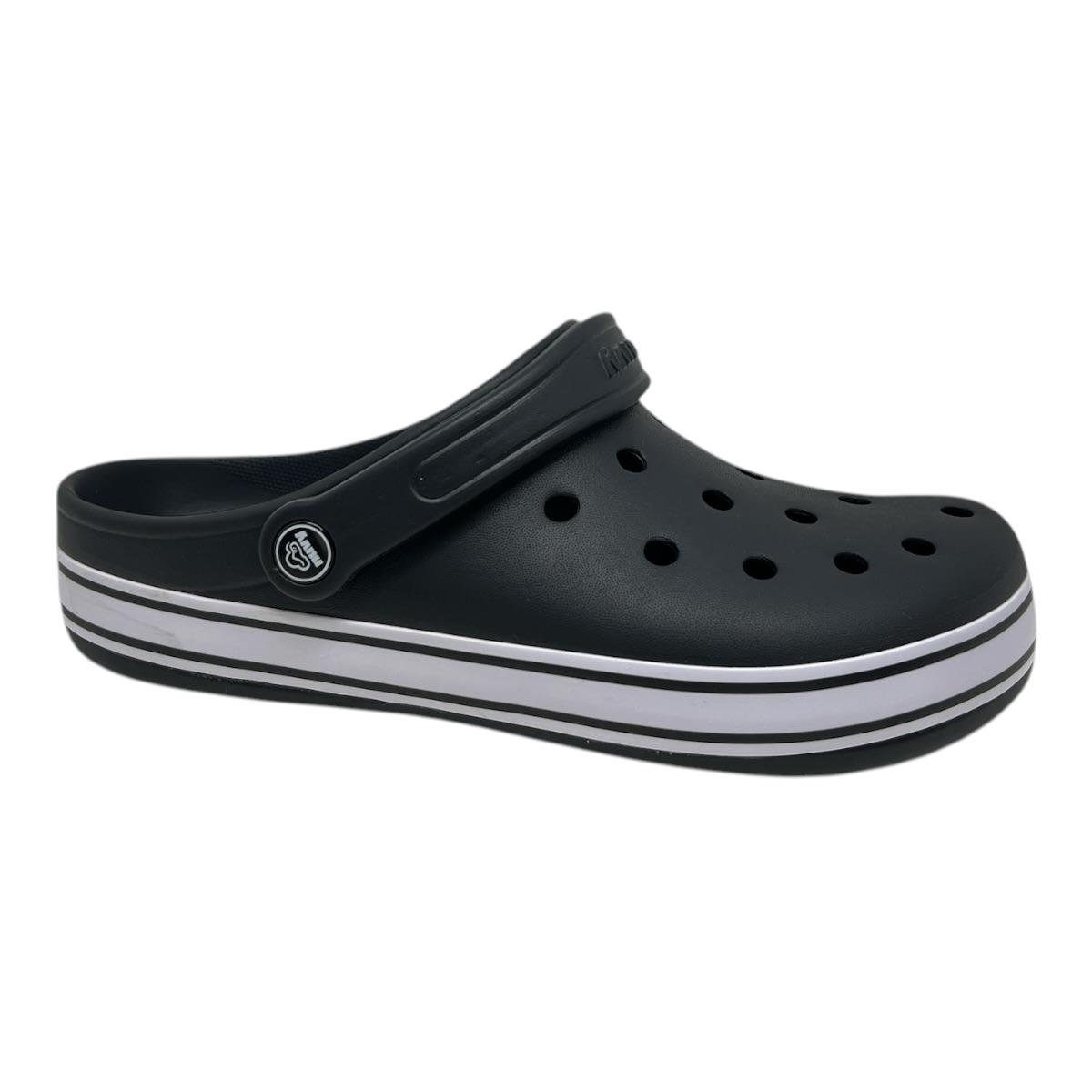 SANDALIA BABUCHE NUVY MASCULINO BAND2 CASUAL 1500.NV0002/2M PRETO Preto 2
