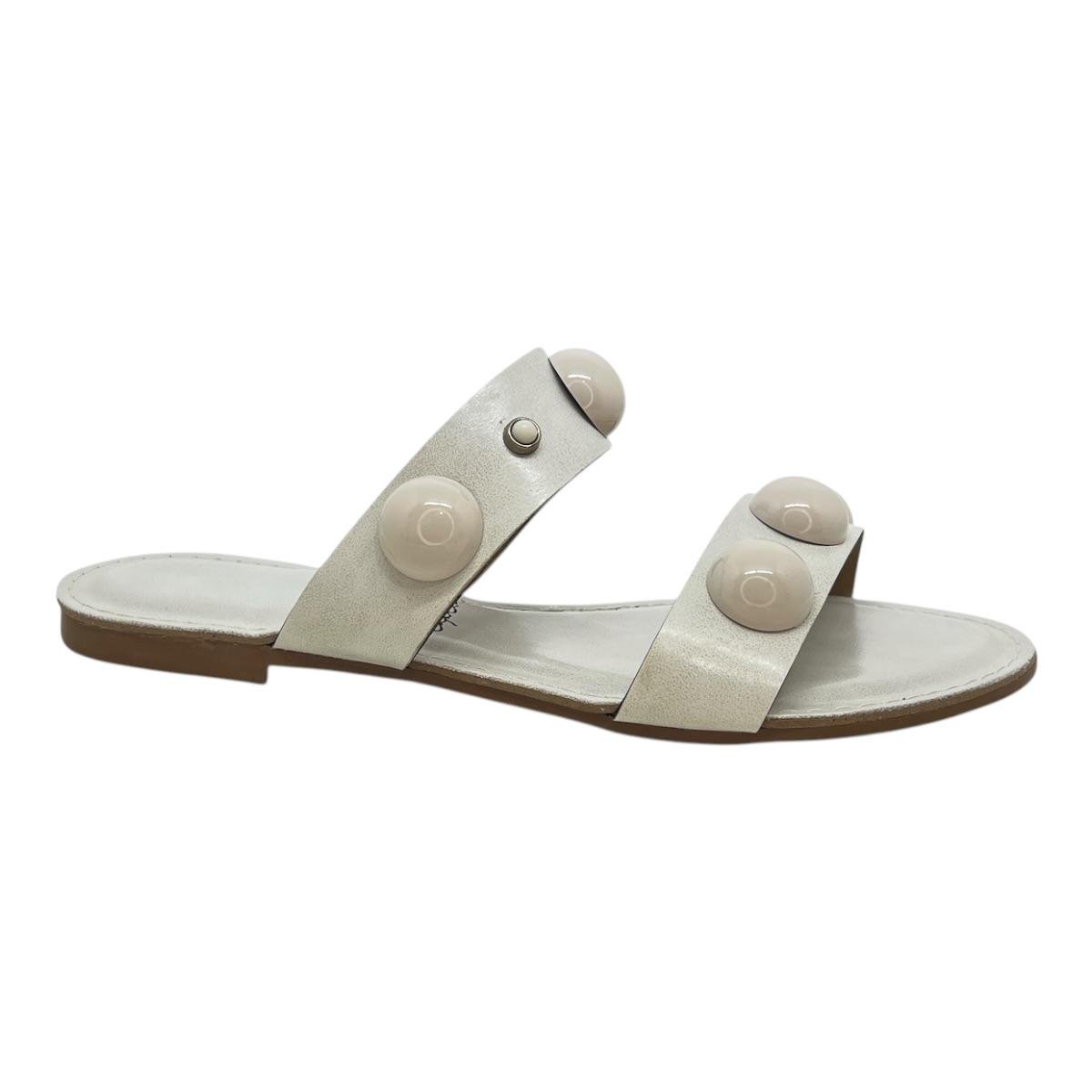 CHINELO D´CAPRI FEMININA RASTEIRA CASUAL 364 OFF WHITE Branco 2