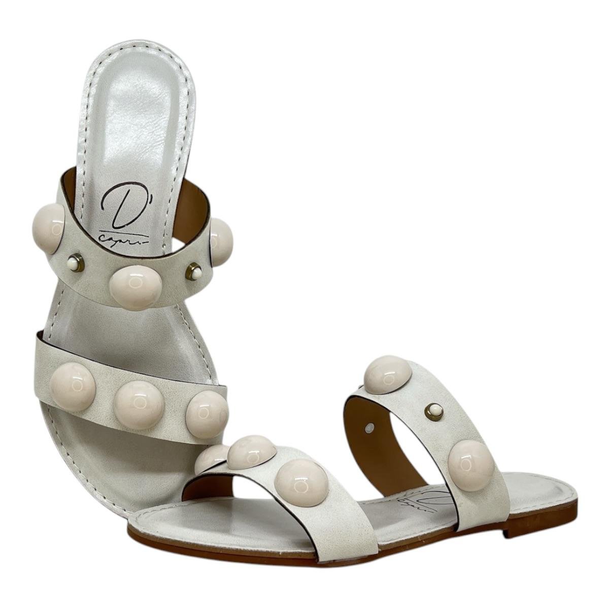 CHINELO D´CAPRI FEMININA RASTEIRA CASUAL 364 OFF WHITE Branco 3
