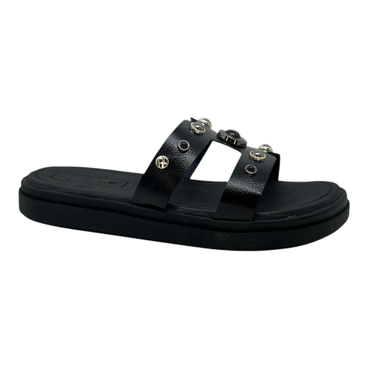 TAMANCO D´CAPRI FEMININO PLATAFORMA CASUAL 655 PRETO Preto 2