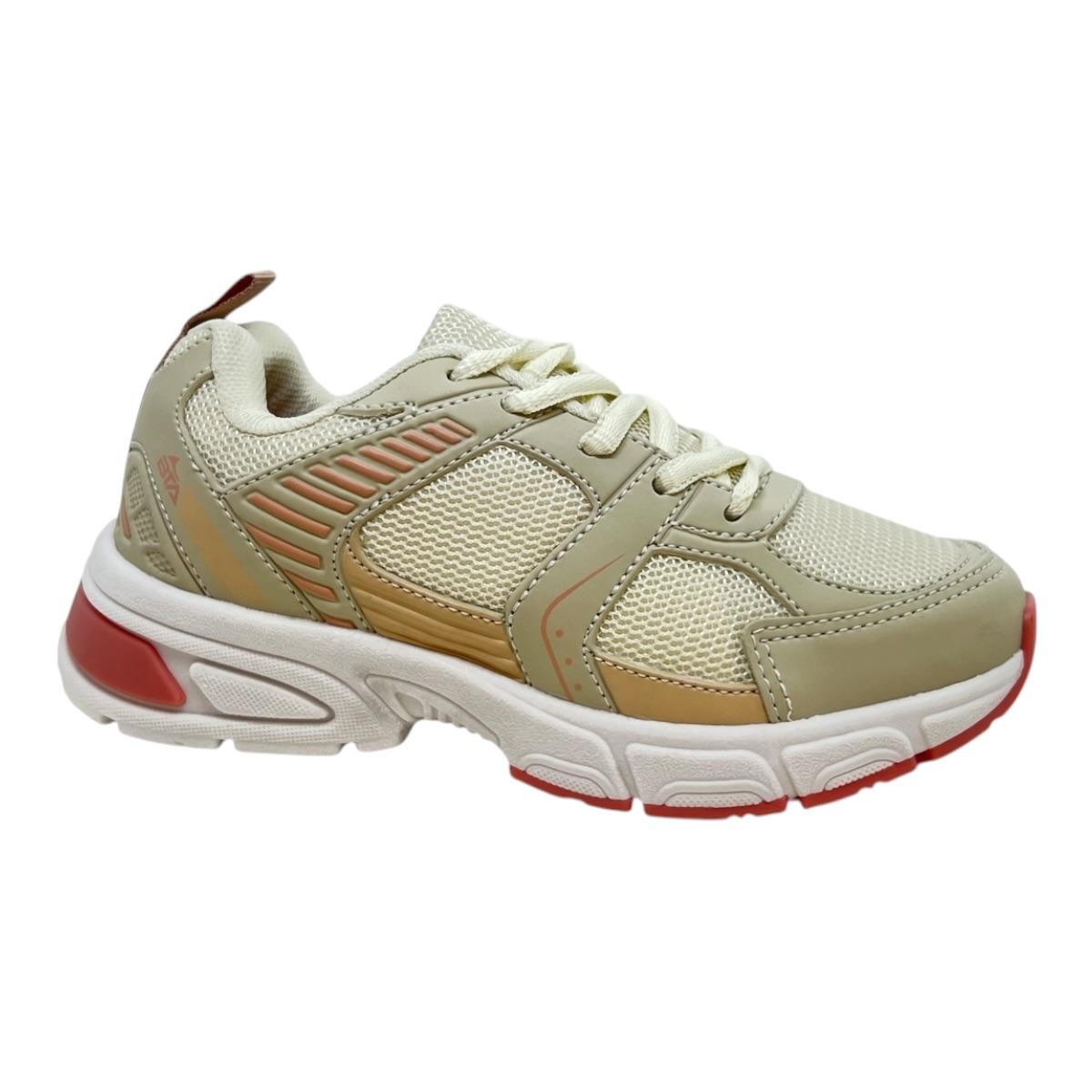 TENIS BATATINHA INFANTIL MENINA PLATAFORMA CASUAL 4004 OFF WHITE Bege 2