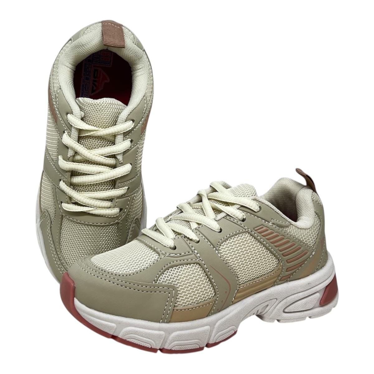 TENIS BATATINHA INFANTIL MENINA PLATAFORMA CASUAL 4004 OFF WHITE Bege 3