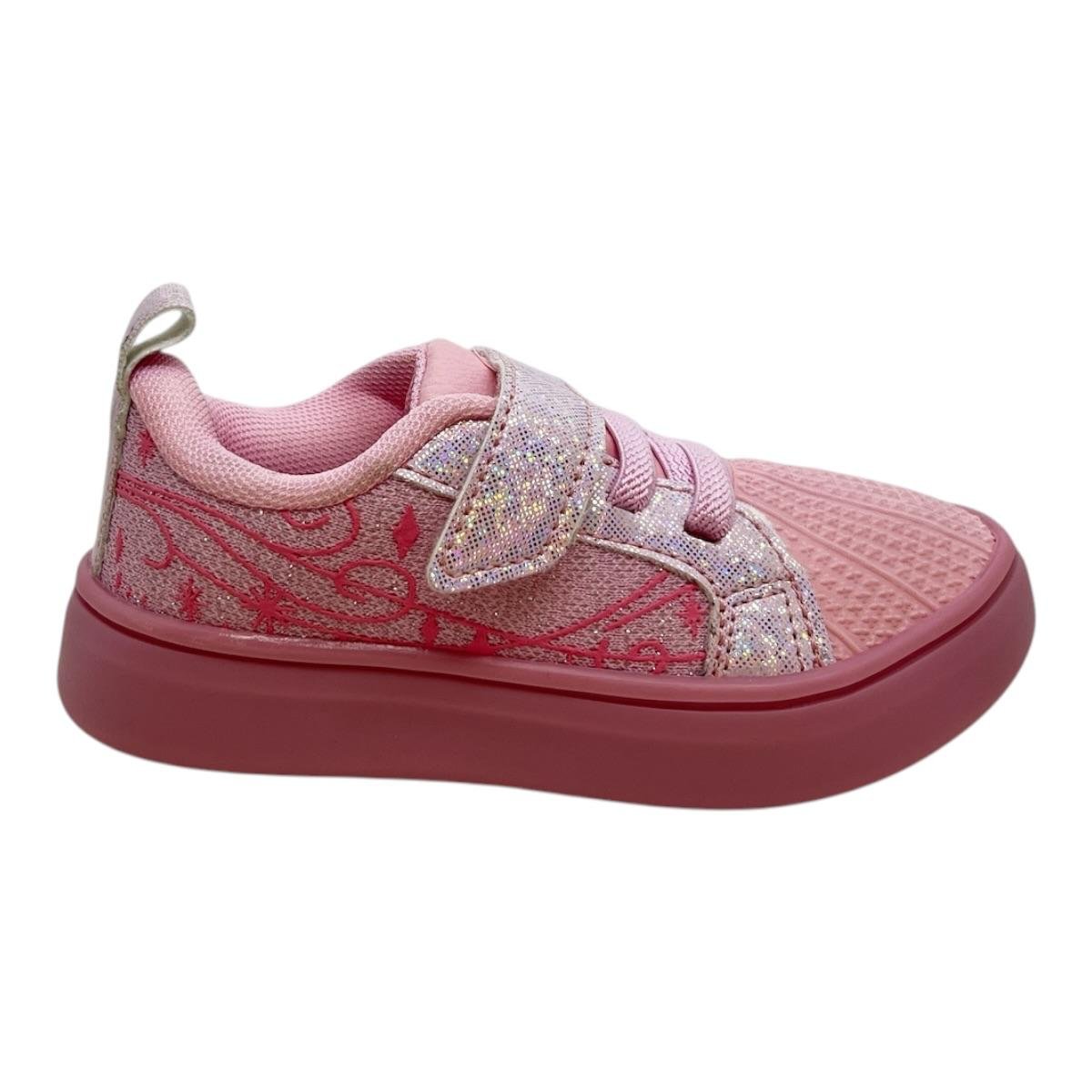 TENIS BATATINHA INFANTIL MENINA LED CASUAL 088 ROSA