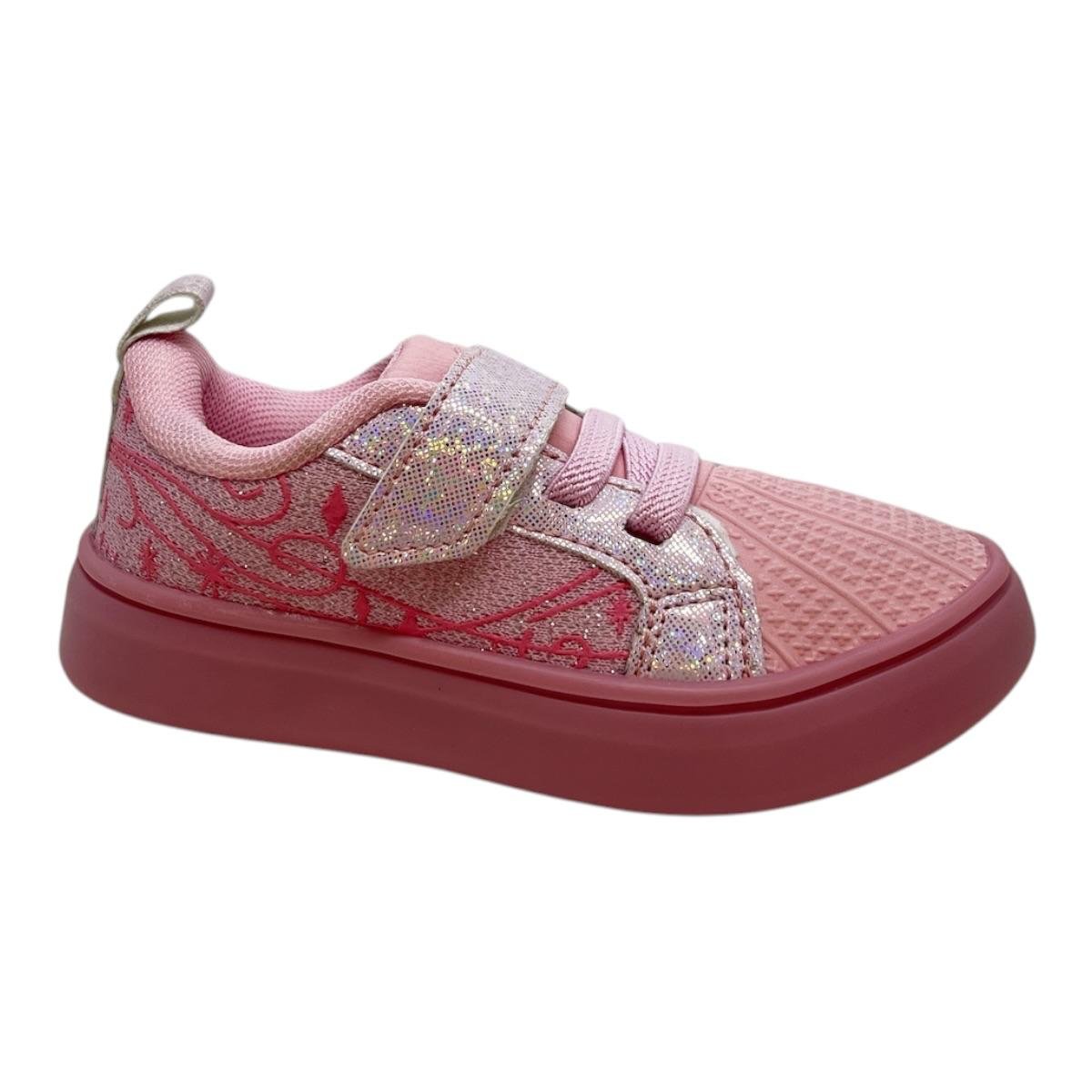 TENIS BATATINHA INFANTIL MENINA LED CASUAL 088 ROSA Rosa 2