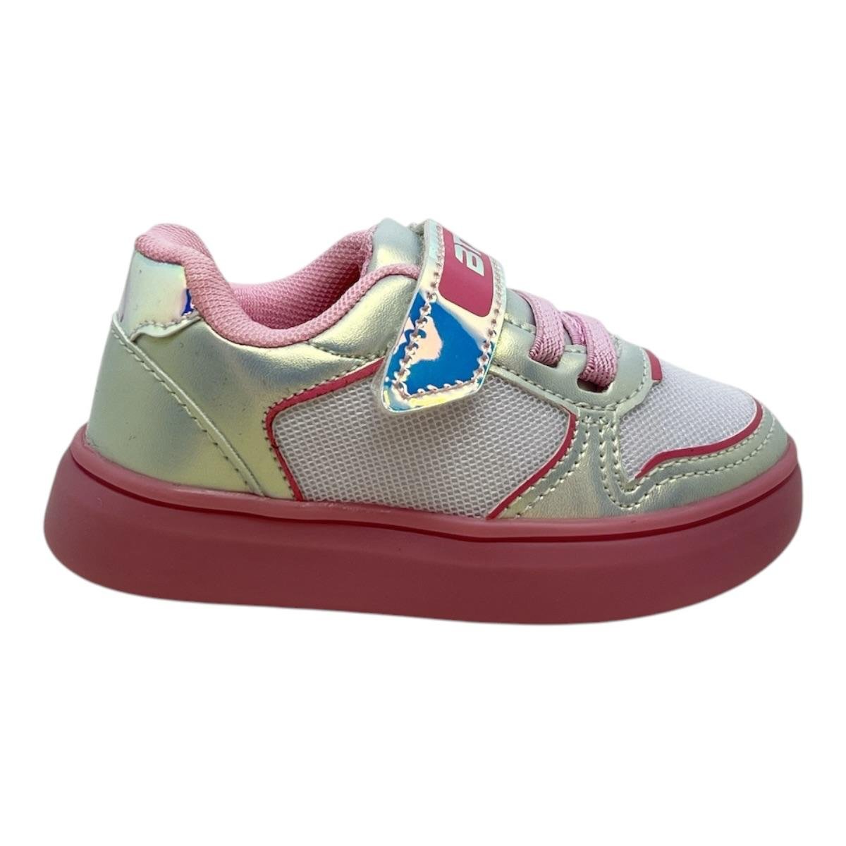 TENIS BATATINHA INFANTIL MENINA LED CASUAL 087 BRANCO