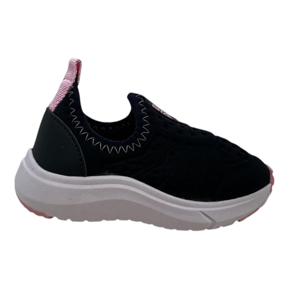 TENIS BATATINHA INFANTIL MENINA PLATAFORMA CASUAL 066 PRETO