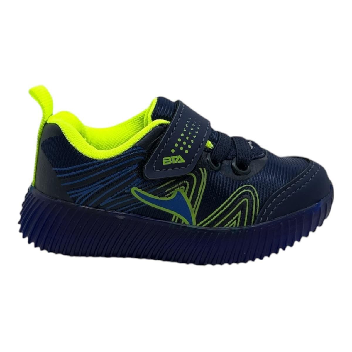 TENIS BATATINHA INFANTIL MENINO LED CASUAL 173 MARINHO