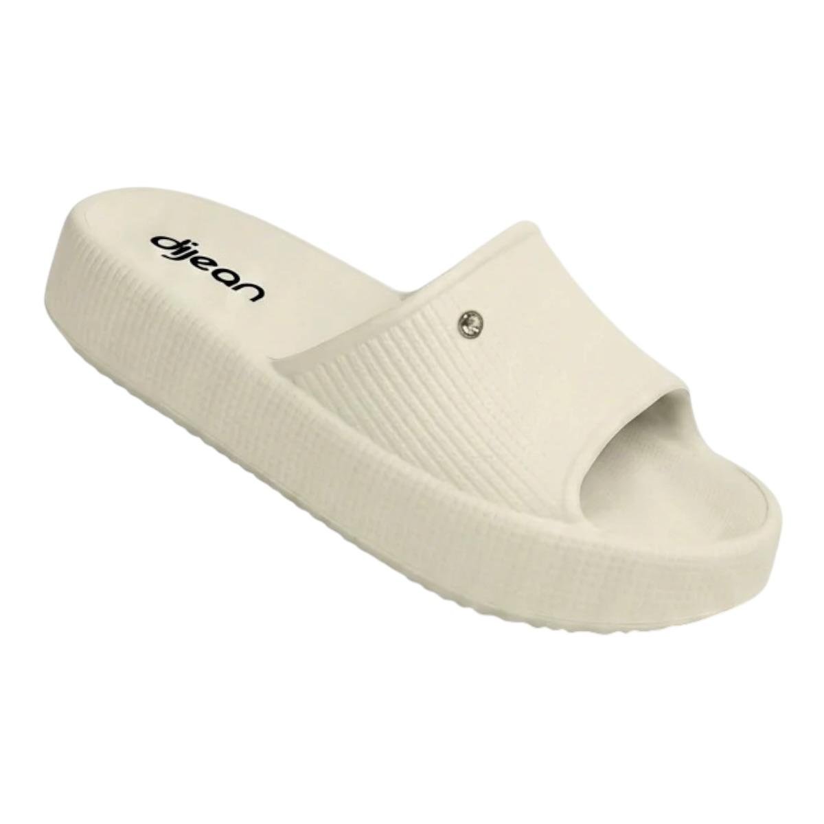 TAMANCO SLIDE DIJEAN FEMININO RASTEIRA 32880001 OFF WHITE Branco 3