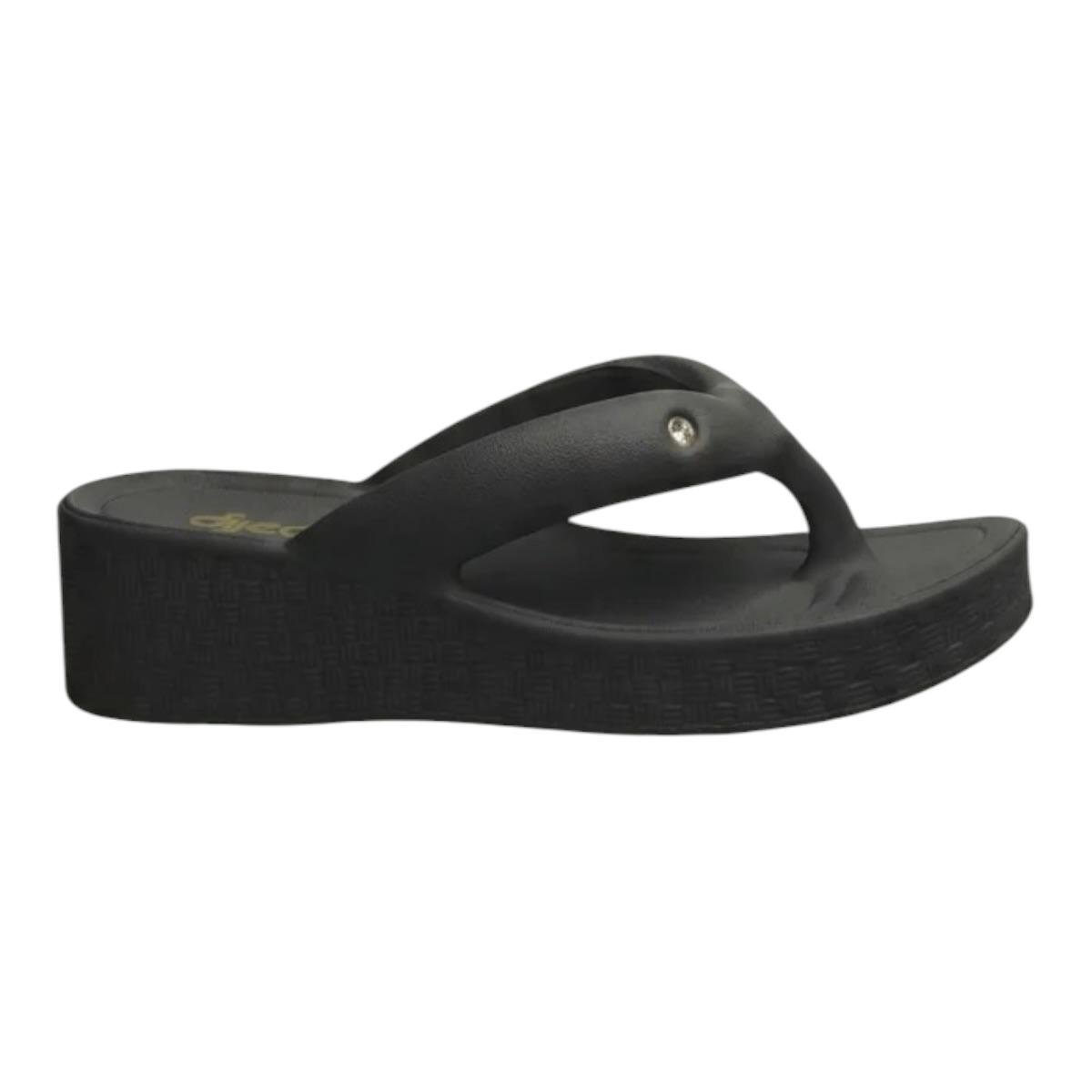TAMANCO DIJEAN FEMININO PLATAFORMA CASUAL 33020001 PRETO