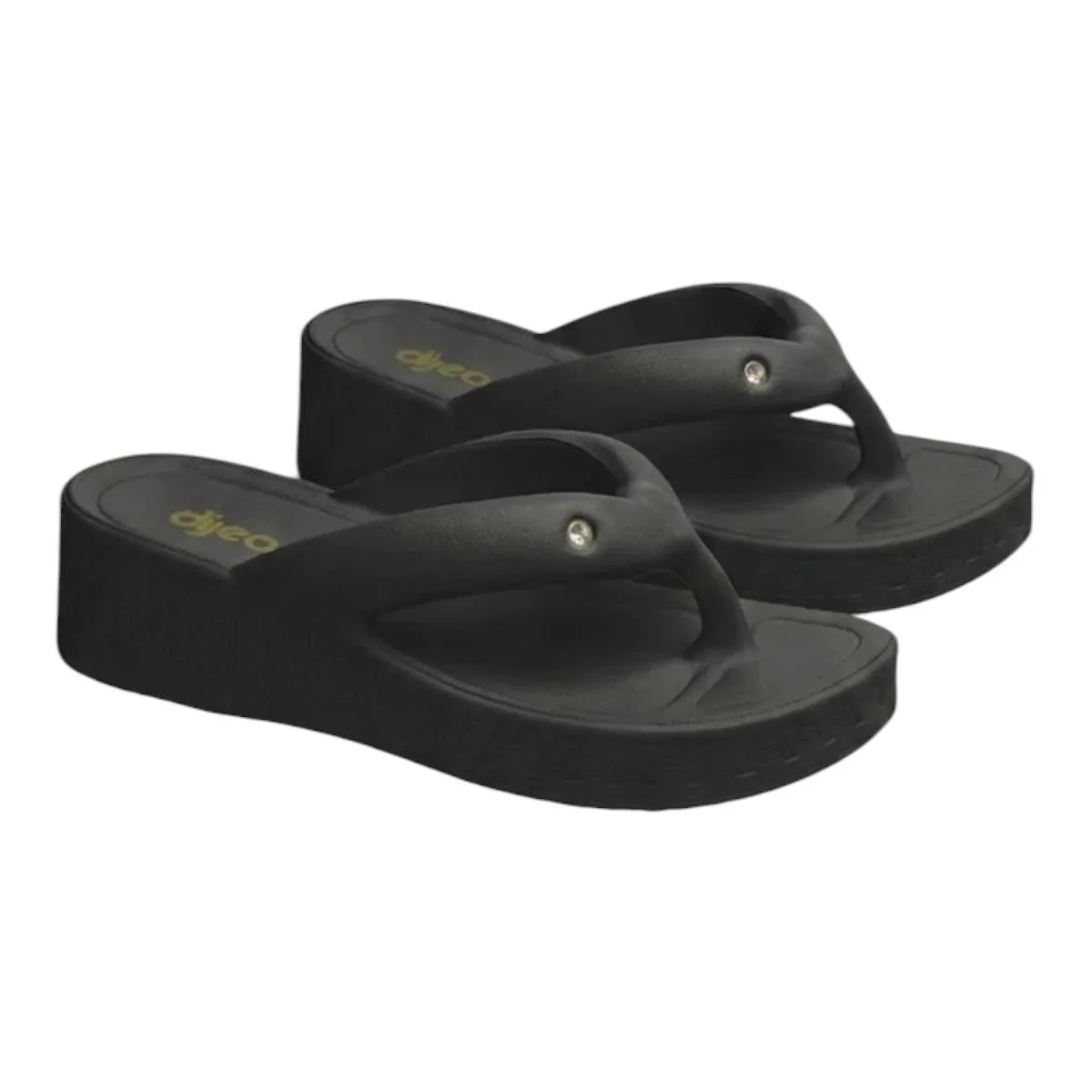 TAMANCO DIJEAN FEMININO PLATAFORMA CASUAL 33020001 PRETO Preto 2