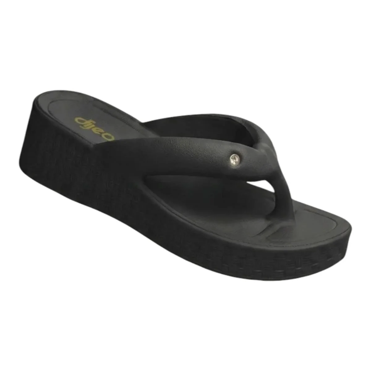 TAMANCO DIJEAN FEMININO PLATAFORMA CASUAL 33020001 PRETO Preto 3