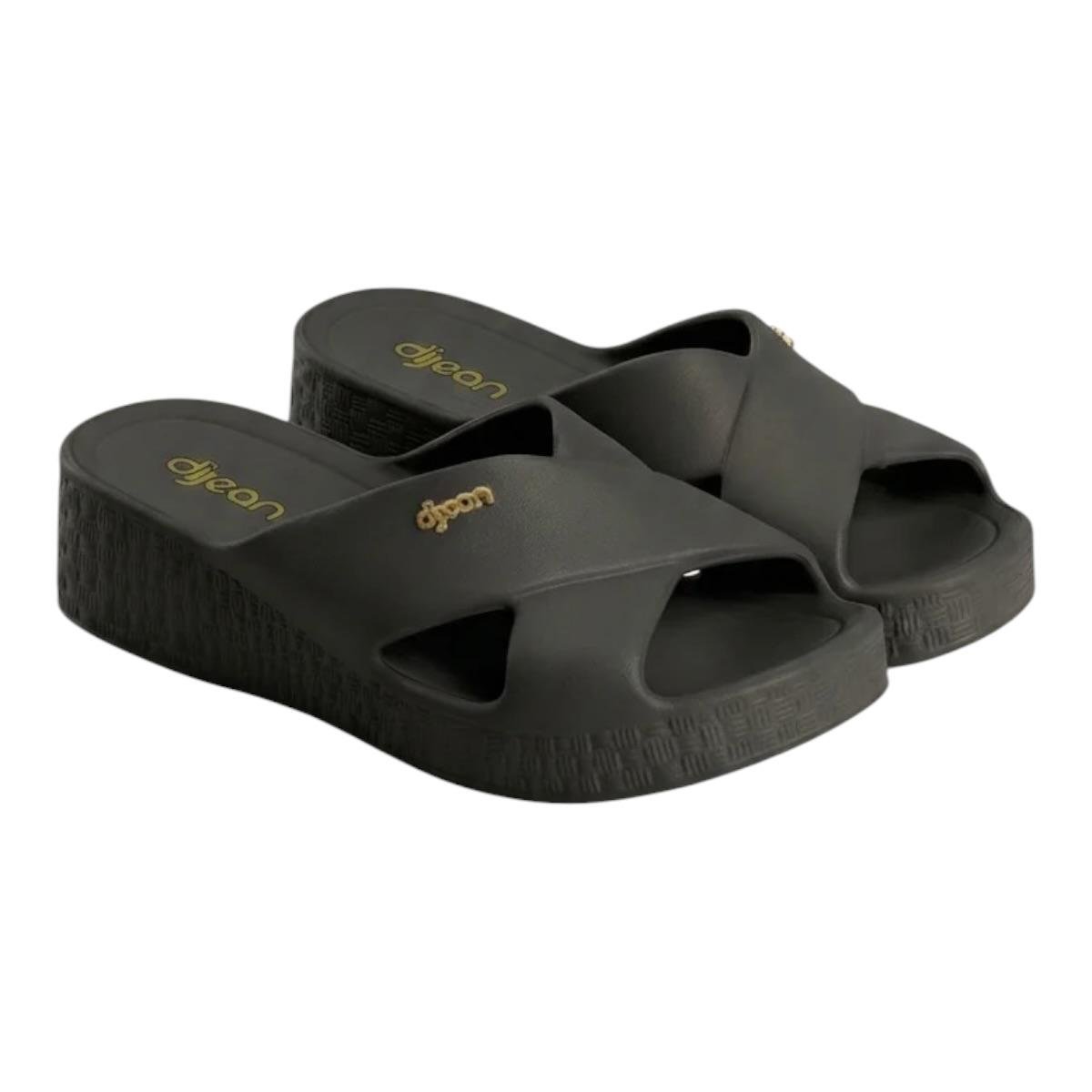 TAMANCO DIJEAN FEMININO PLATAFORMA CASUAL 33100001 PRETO Preto 2