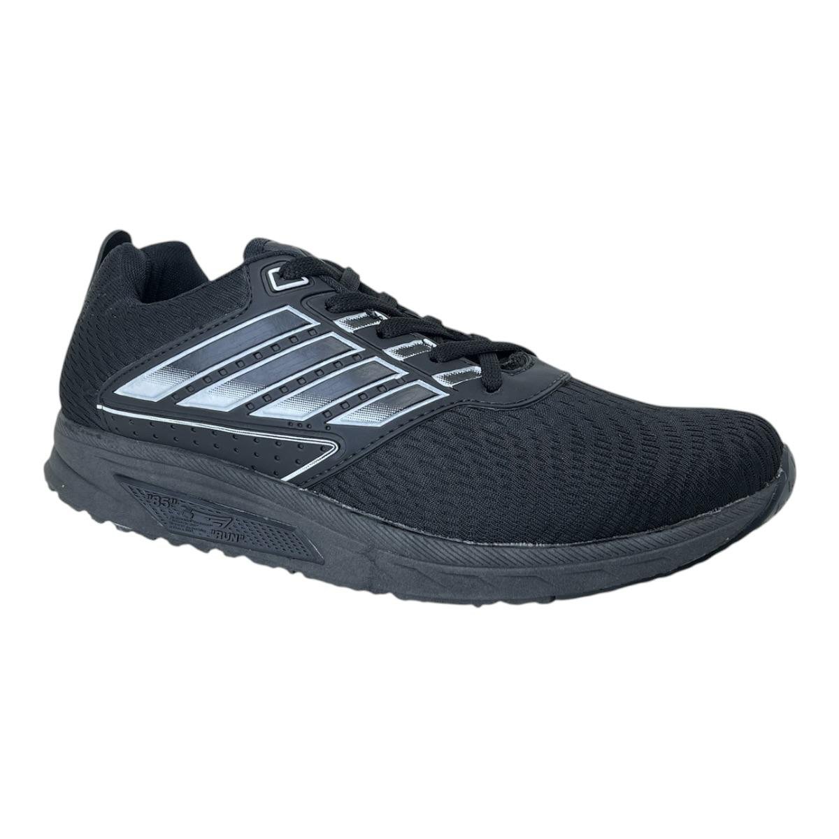 TENIS ZEUZ MASCULINO RUNNING CONFORTO 107NX-00 PRETO Preto