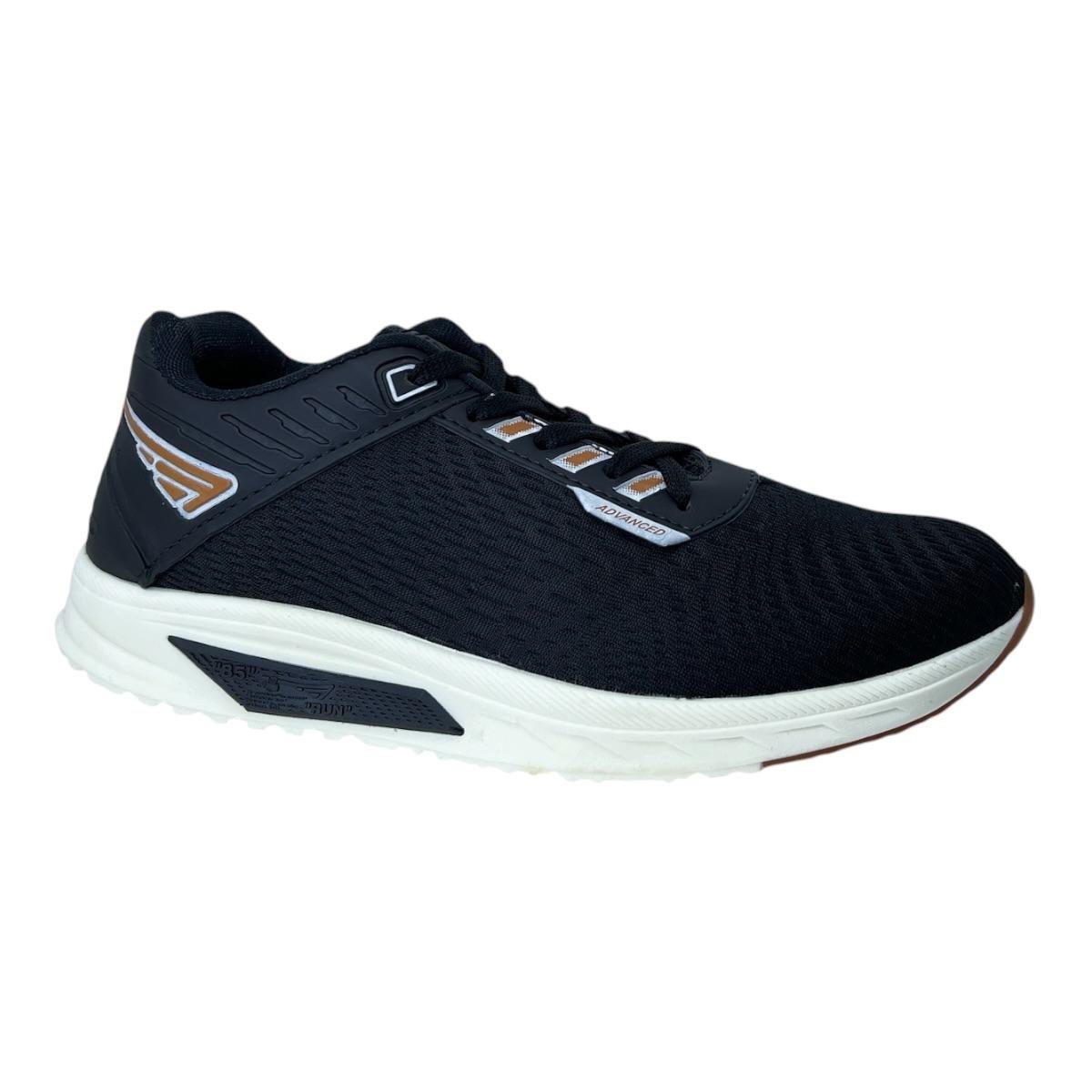 TENIS ZEUZ MASCULINO RUNNING CONFORTO 109NX-26 PRETO Preto 2