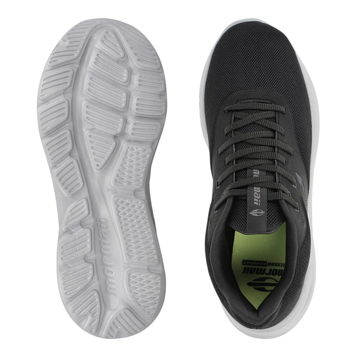 TENIS MORMAI MASCULINO ENERGY RUNNING CONFORTO 204111 PRETO Preto 2