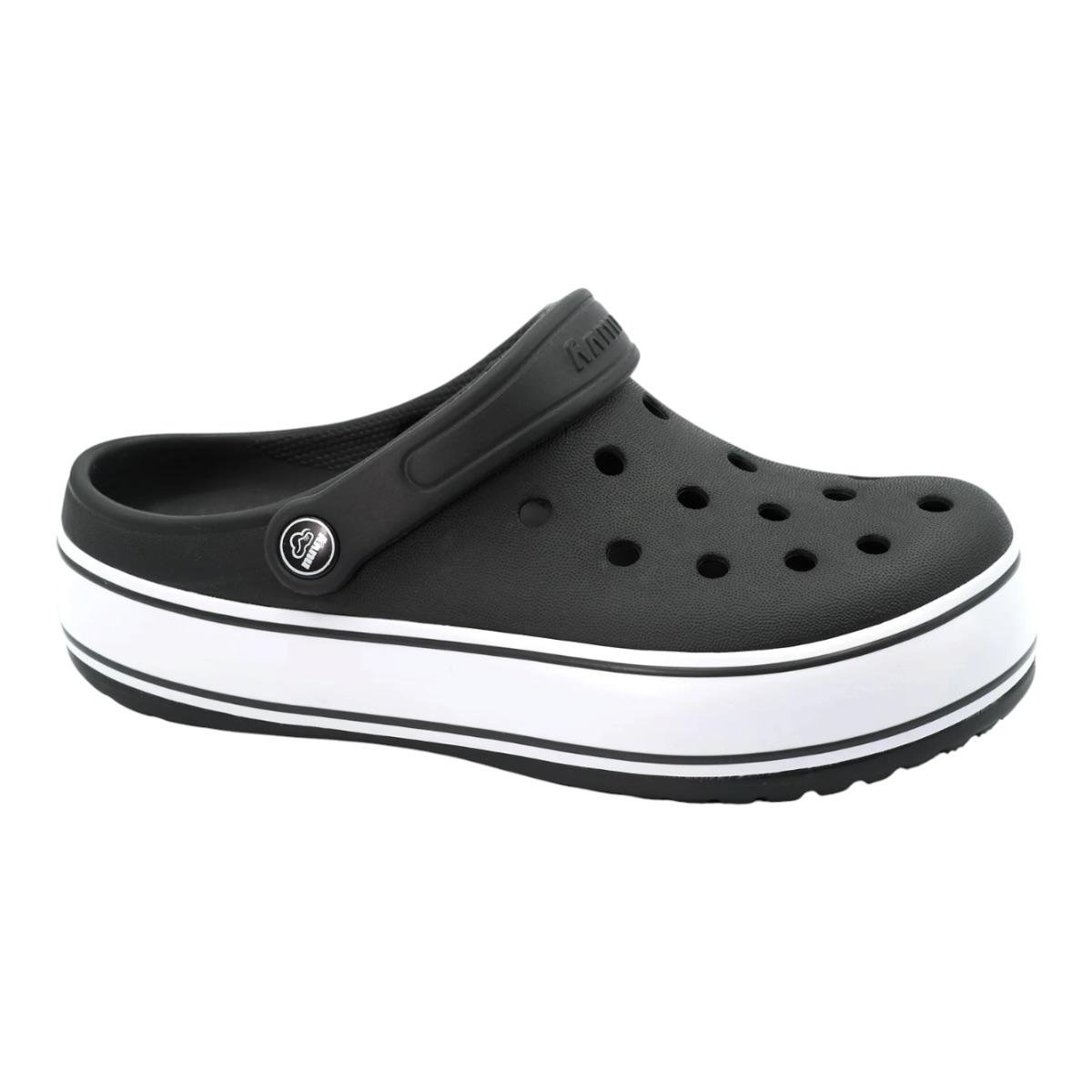 SANDALIA BABUCHE NUVY MASCULINO BANDMAIS CASUAL 1500.NV0008 PRETO Preto 2