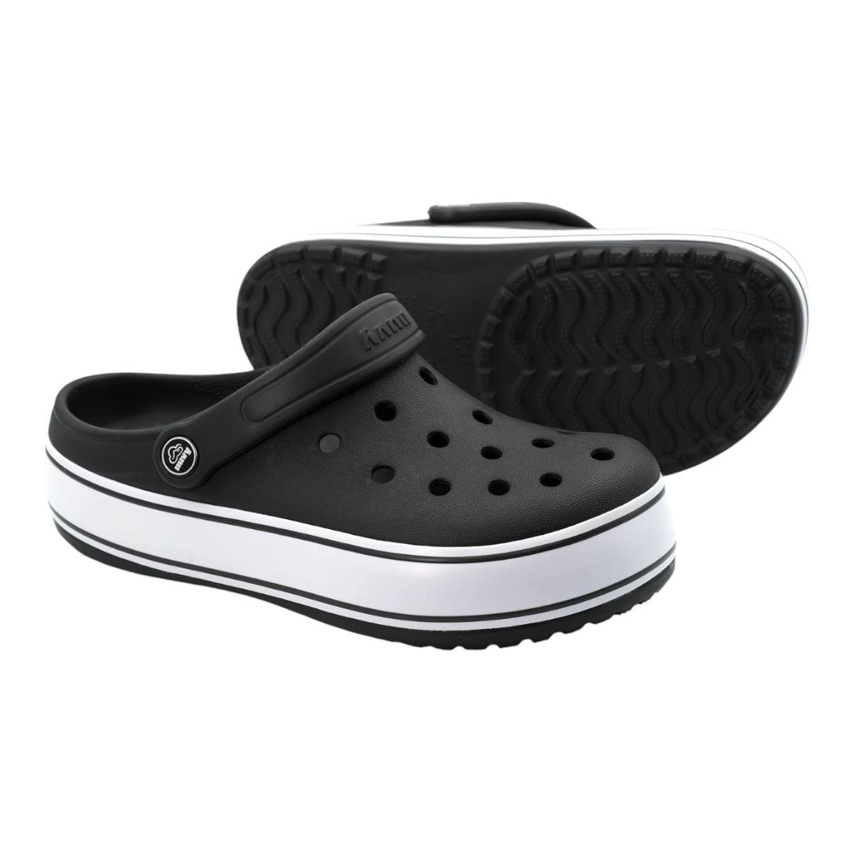 SANDALIA BABUCHE NUVY MASCULINO BANDMAIS CASUAL 1500.NV0008 PRETO Preto 4