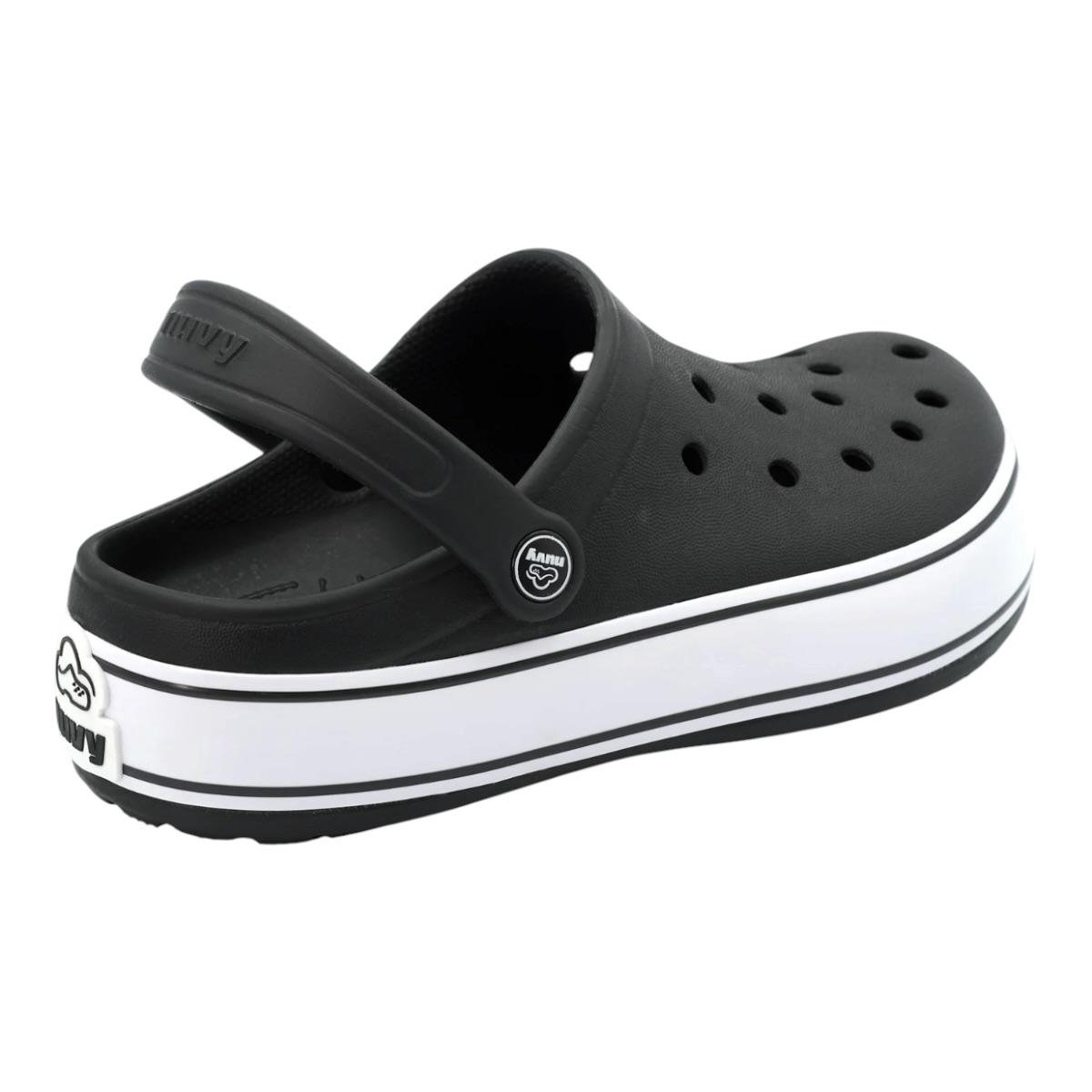 SANDALIA BABUCHE NUVY MASCULINO BANDMAIS CASUAL 1500.NV0008 PRETO Preto 5