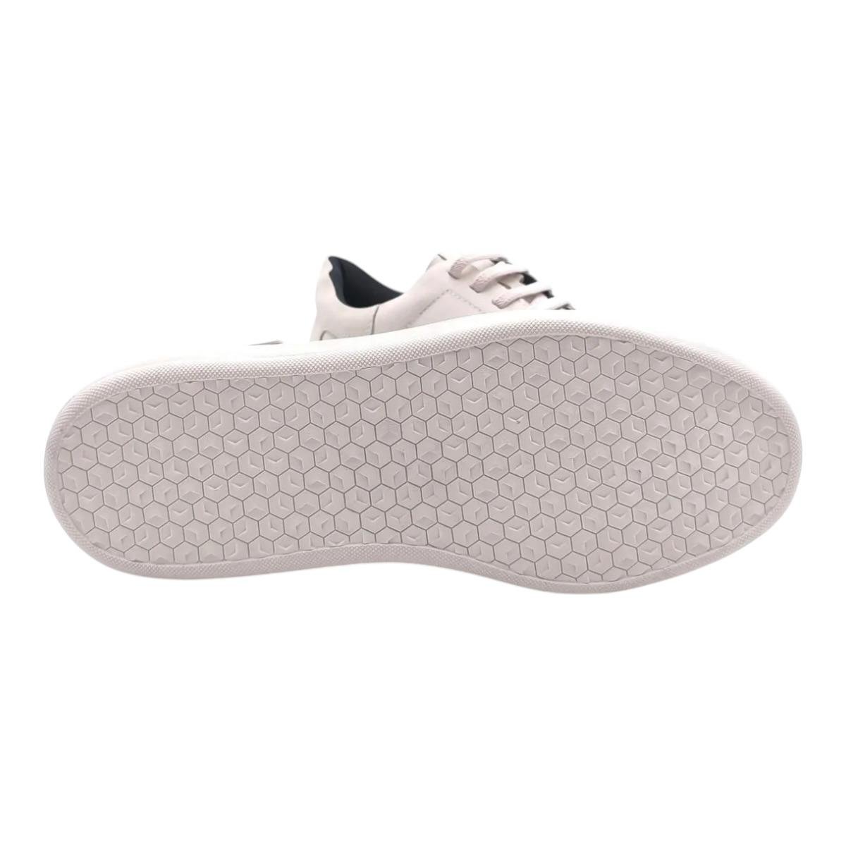 SAPATENIS RAFARILLO MASCULINO TORONTO EM COURO CASUAL 93010-AP09 OFF WHITE Branco 4