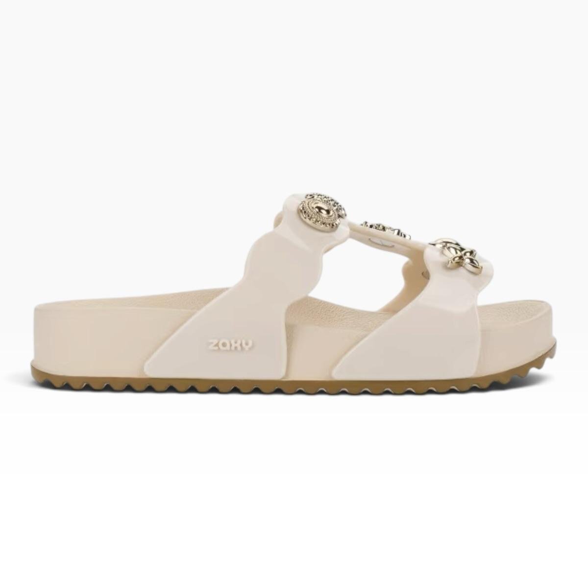 TAMANCO ZAXY FEMININO CHARMS CASUAL 19429 OFF WHITE