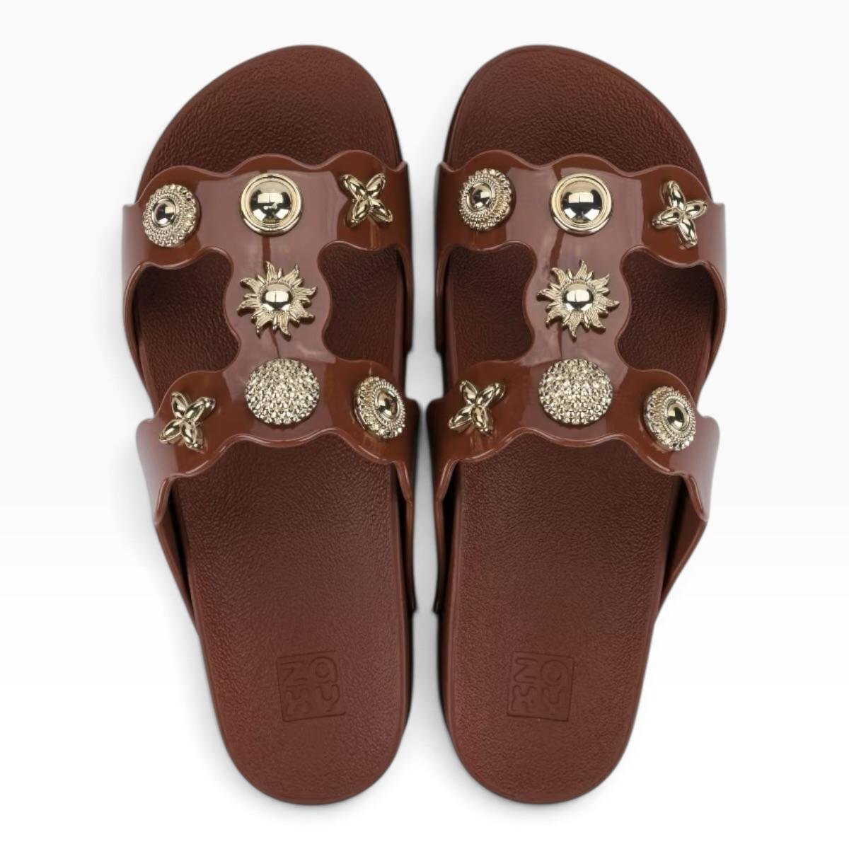 TAMANCO ZAXY FEMININO CHARMS CASUAL 19429 MARROM Marrom 3