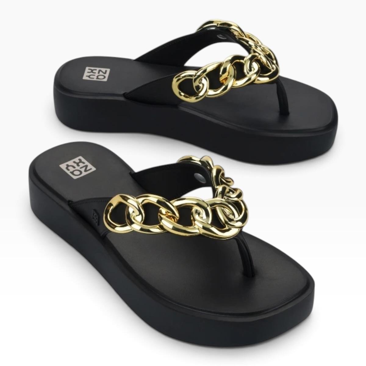 TAMANCO ZAXY FEMININA PLATAFORMA LINK CASUAL 19276 PRETO Preto 2
