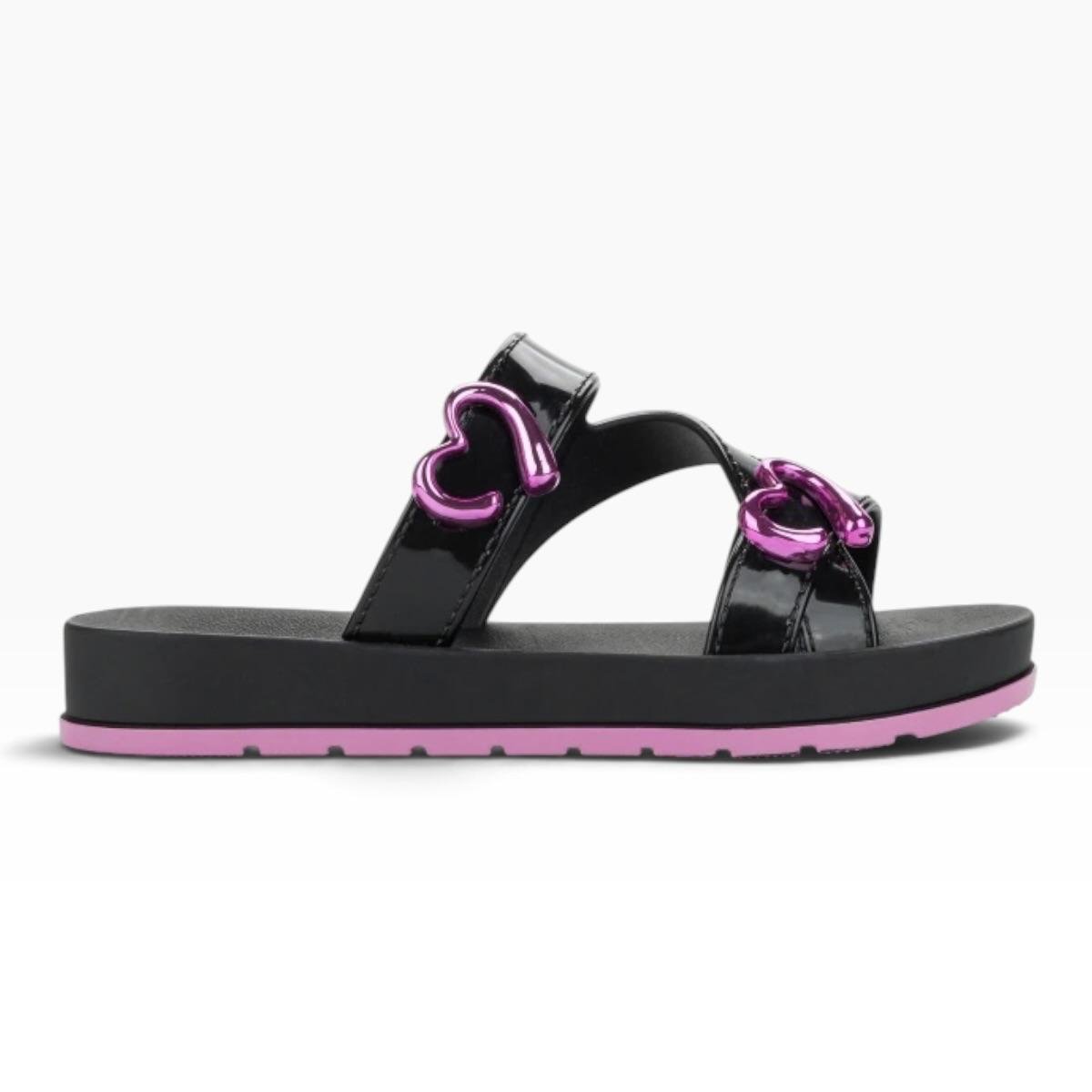 TAMANCO ZAXY INFANTIL MENINA LOVER CASUAL 19418 PRETO