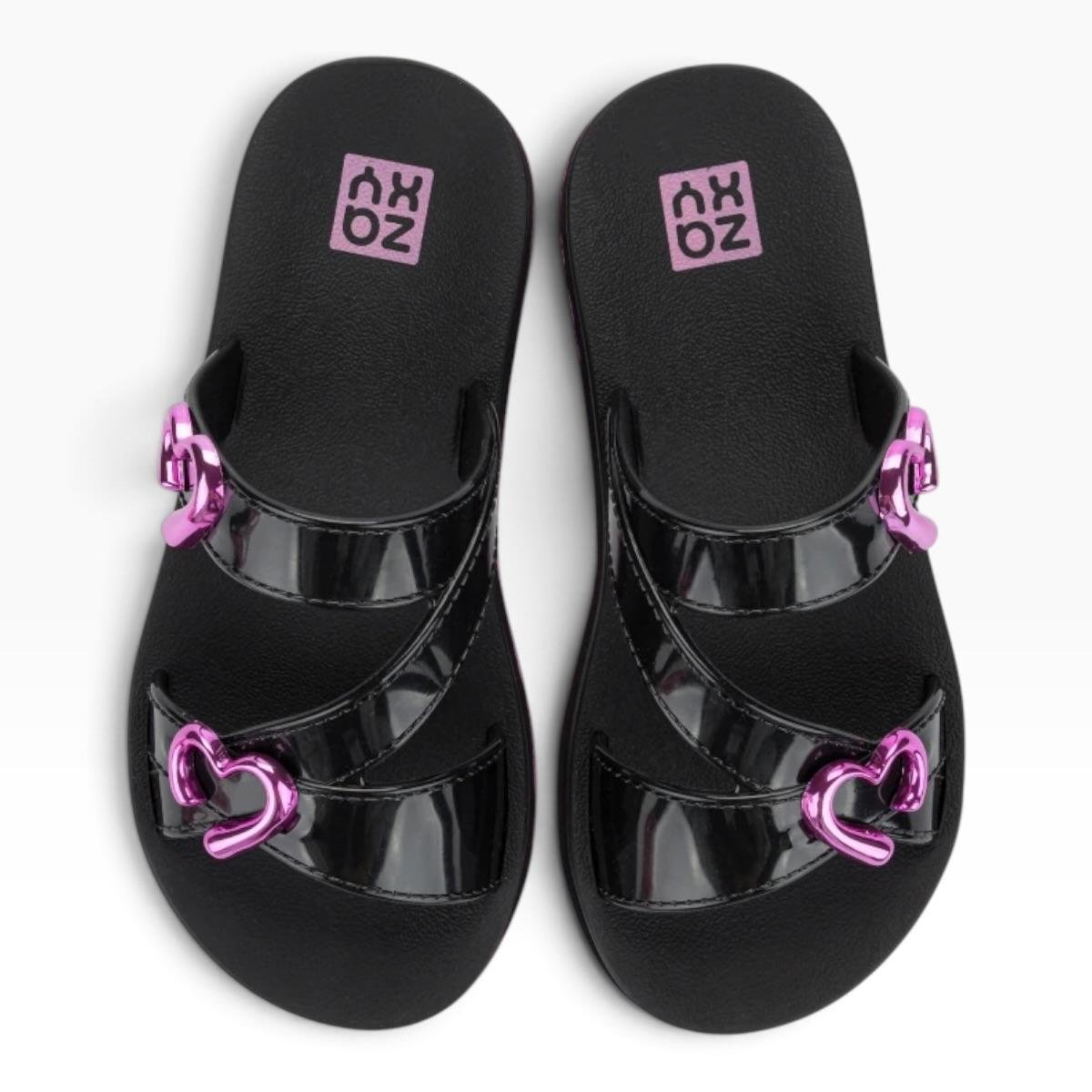 TAMANCO ZAXY INFANTIL MENINA LOVER CASUAL 19418 PRETO Preto 3