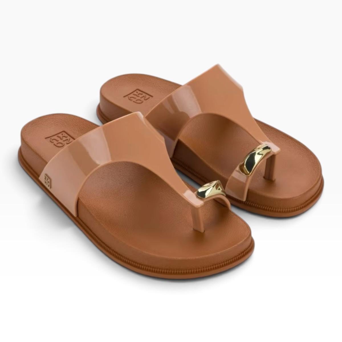 TAMANCO ZAXY FEMININO BUZZ CASUAL 19437 CARAMELO Marrom 2