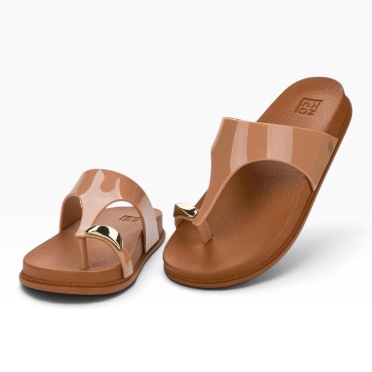 TAMANCO ZAXY FEMININO BUZZ CASUAL 19437 CARAMELO Marrom 4