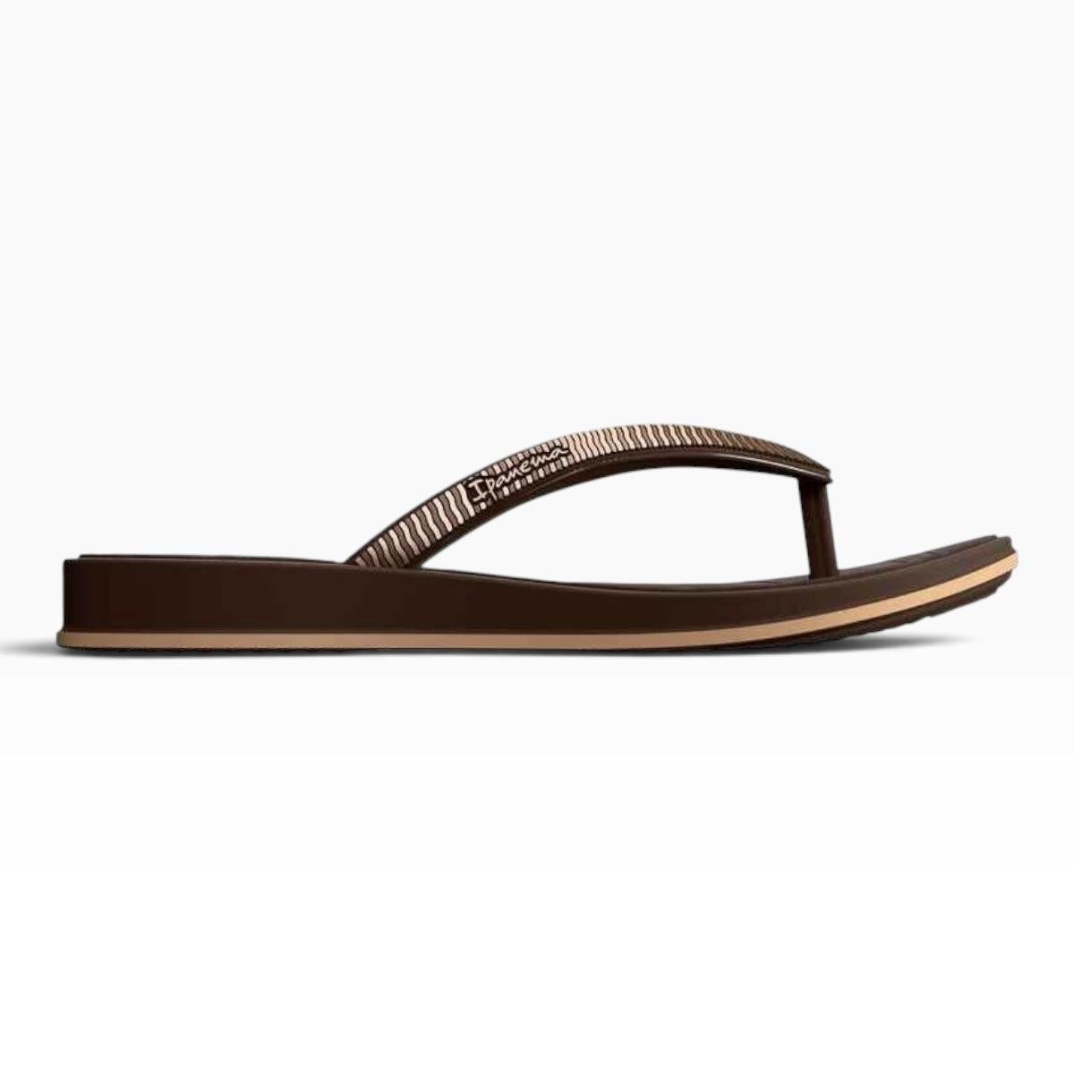 CHINELO IPANEMA FEMININO SHINE CASUAL 27570 MARROM