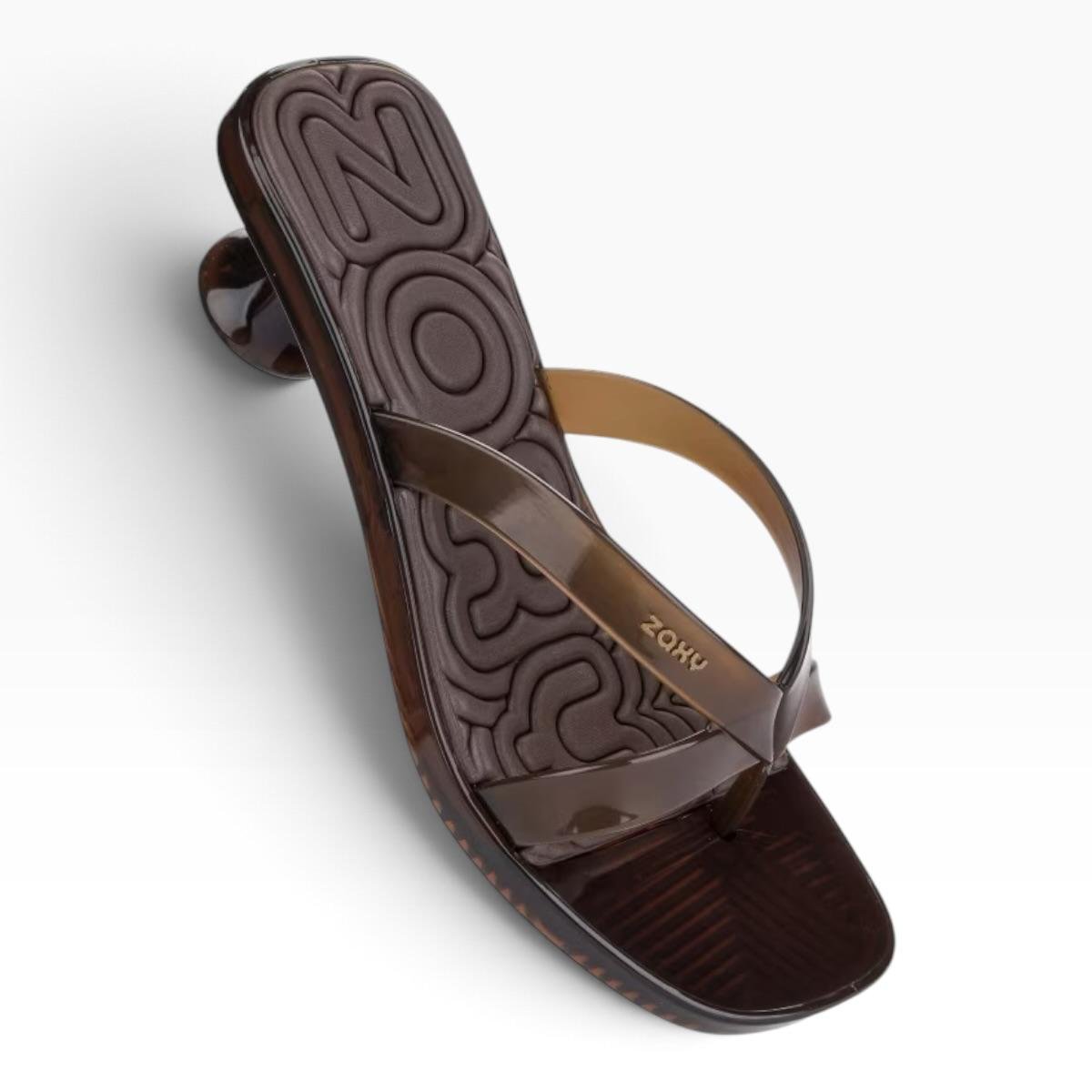 TAMANCO ZAXY FEMININO HIT KITTEN HEEL CASUAL 19528 MARROM Marrom 4