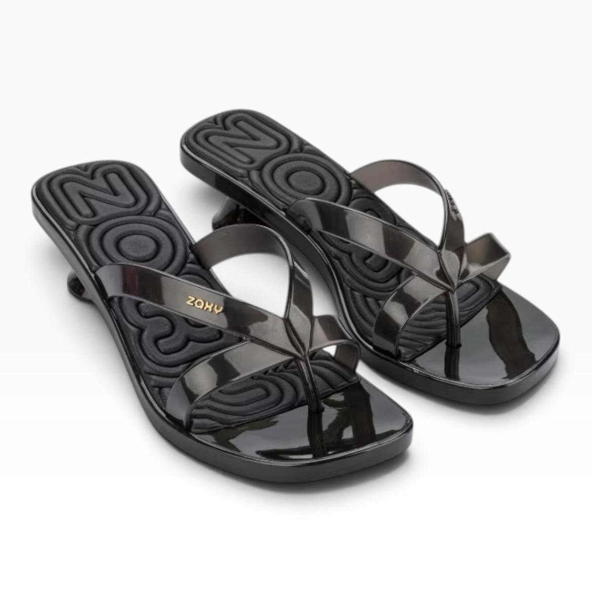 TAMANCO ZAXY FEMININO HIT KITTEN HEEL CASUAL 19528 PRETO Preto 2