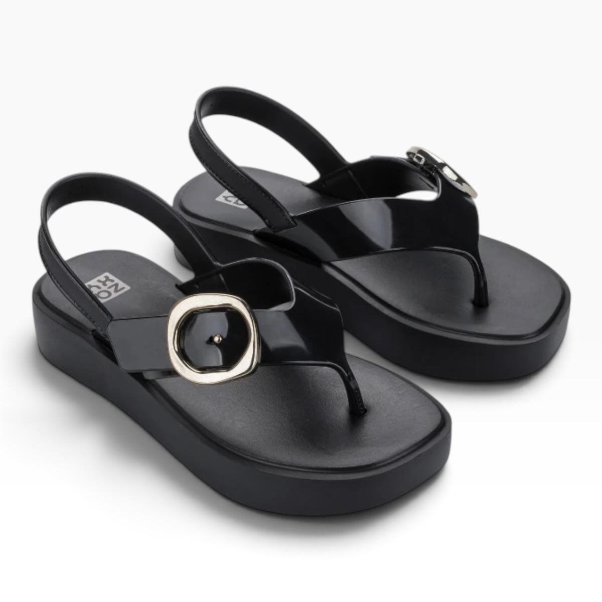 SANDALIA ZAXY FEMININA PLATAFORMA STAR CASUAL 19478 PRETO Preto 2