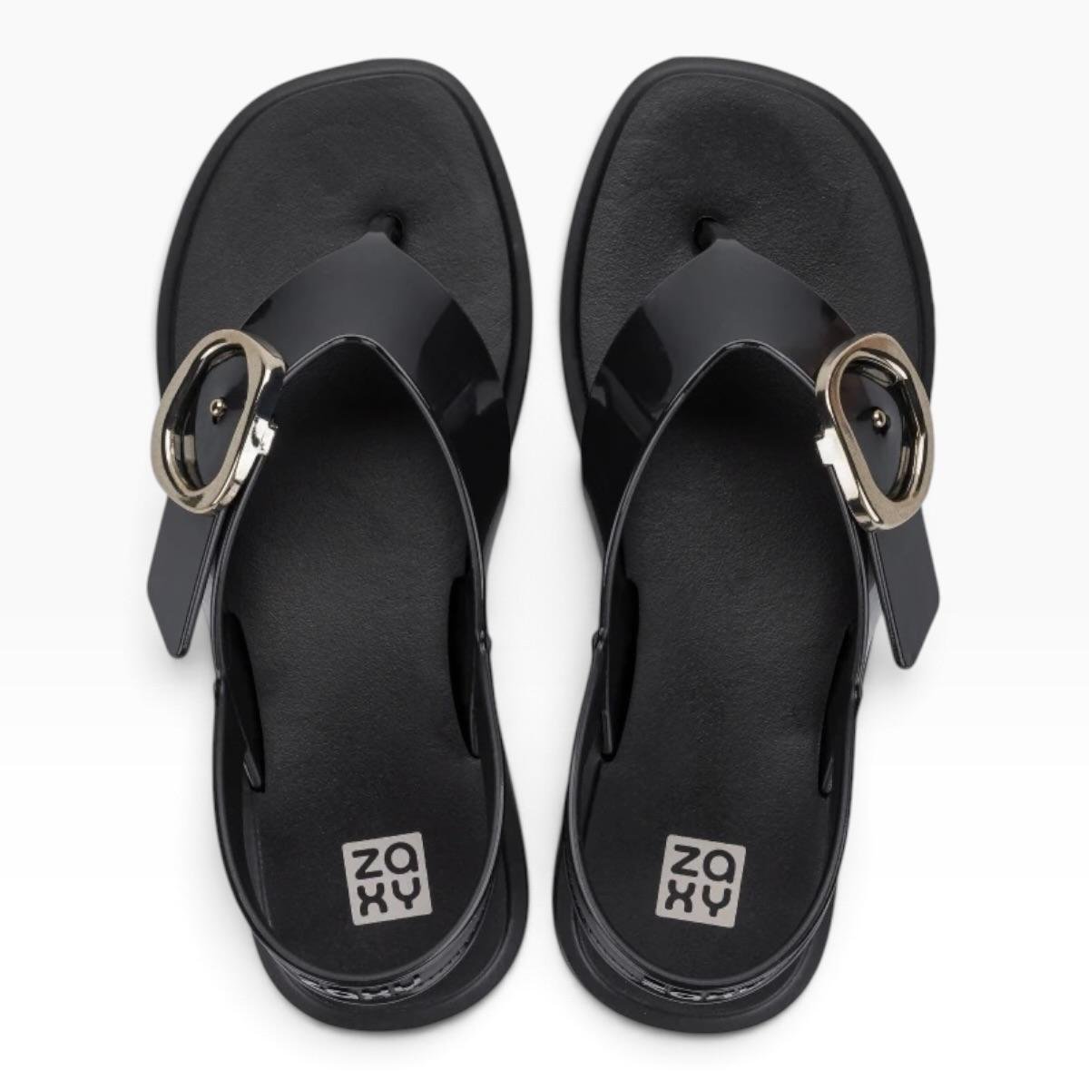SANDALIA ZAXY FEMININA PLATAFORMA STAR CASUAL 19478 PRETO Preto 3