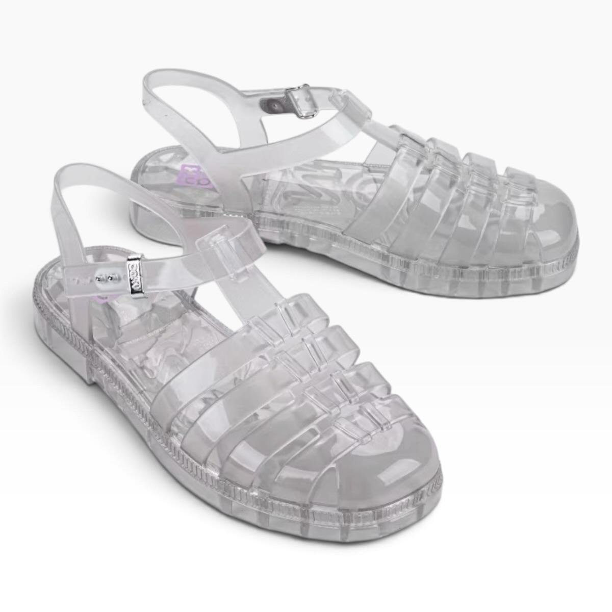 SANDALIA ZAXY FEMININA LOVELY CASUAL 19190 TRANSPARENTE Transparente 2