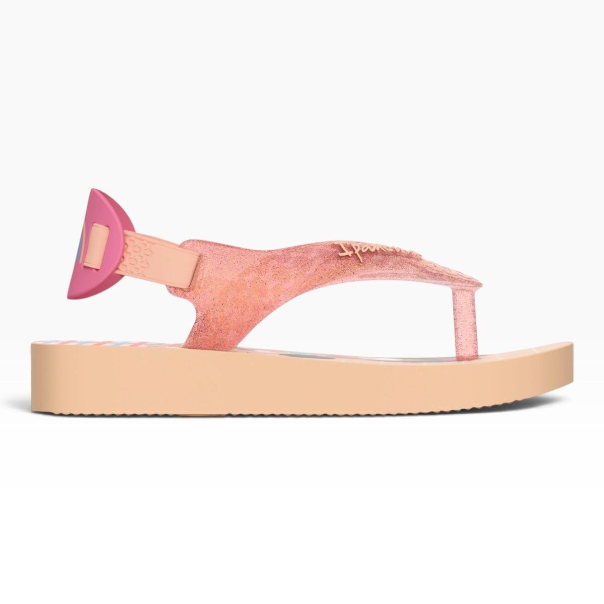 CHINELO IPANEMA INFANTIL BABY MENINA TURMA DA MONICA CASUAL 27636 BEGE