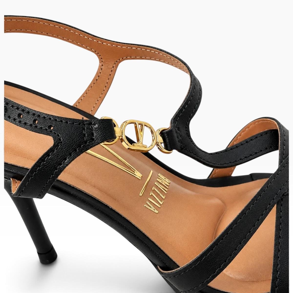 SANDALIA VIZZANO FEMININA SALTO MEDIO CASUAL 6587.102 PRETO Preto 4