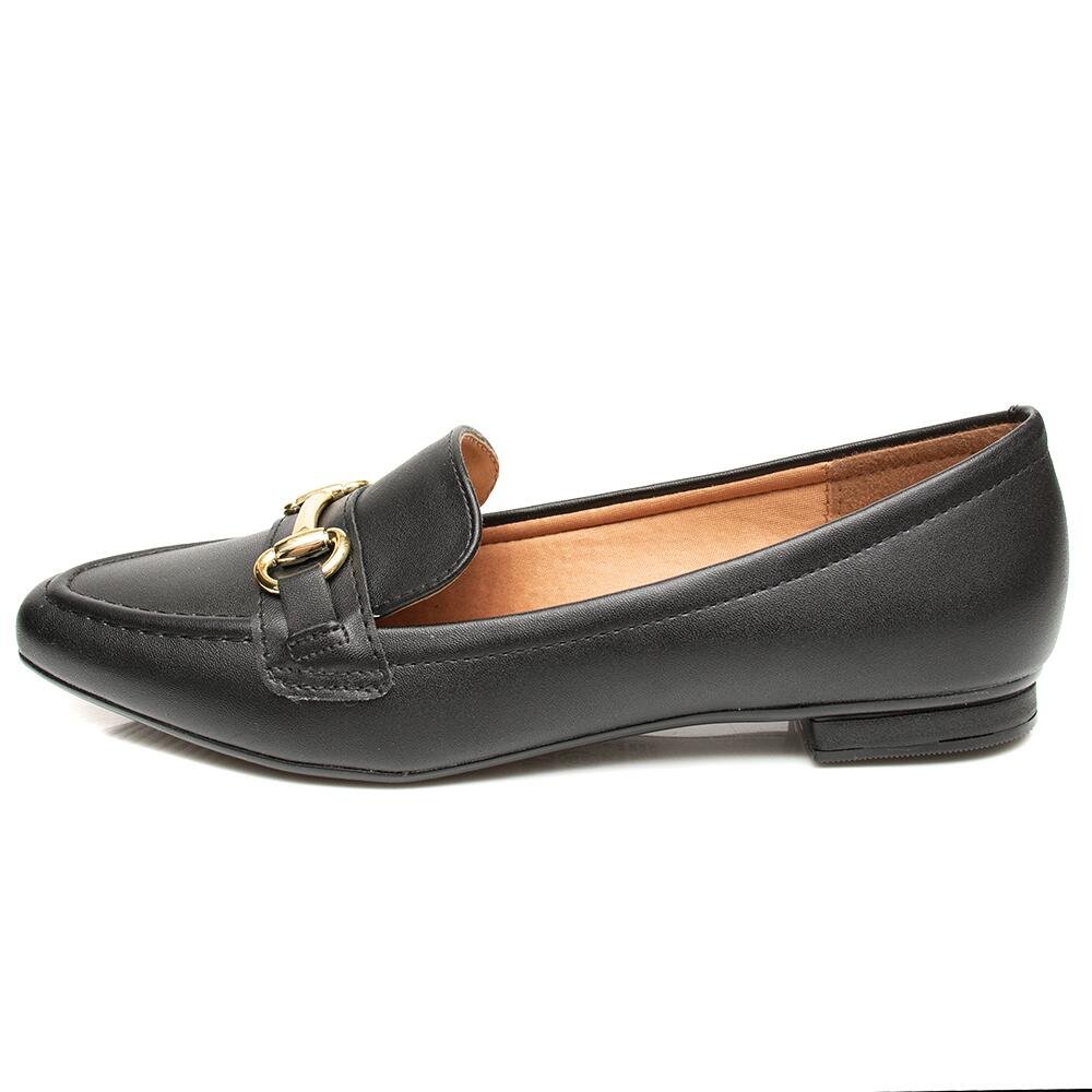 Mocassim Vizzano Fivela Preto Preto 1