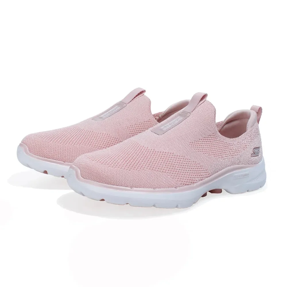 Tênis Skechers Go Walk 6 Feminino - Rosa Rosa 4