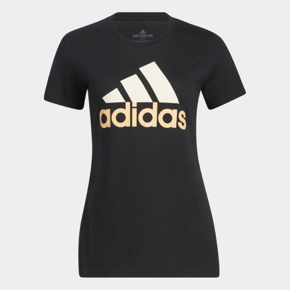 Camiseta Adidas Logo Feminina - Preta