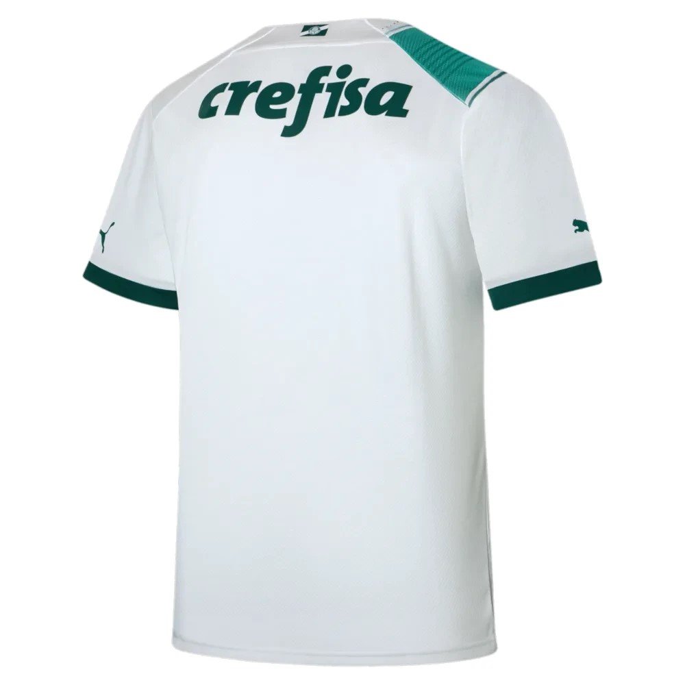 Camiseta Puma Palmeiras Torcedor Away Masculino - Branco Branco 2