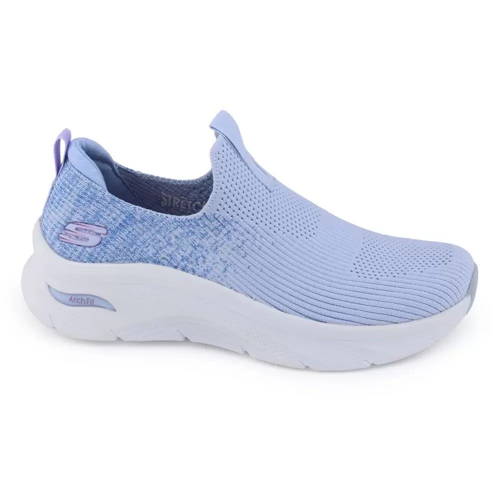Tênis Skechers Arch Fit Dlux Key Journey Feminino Azul 1