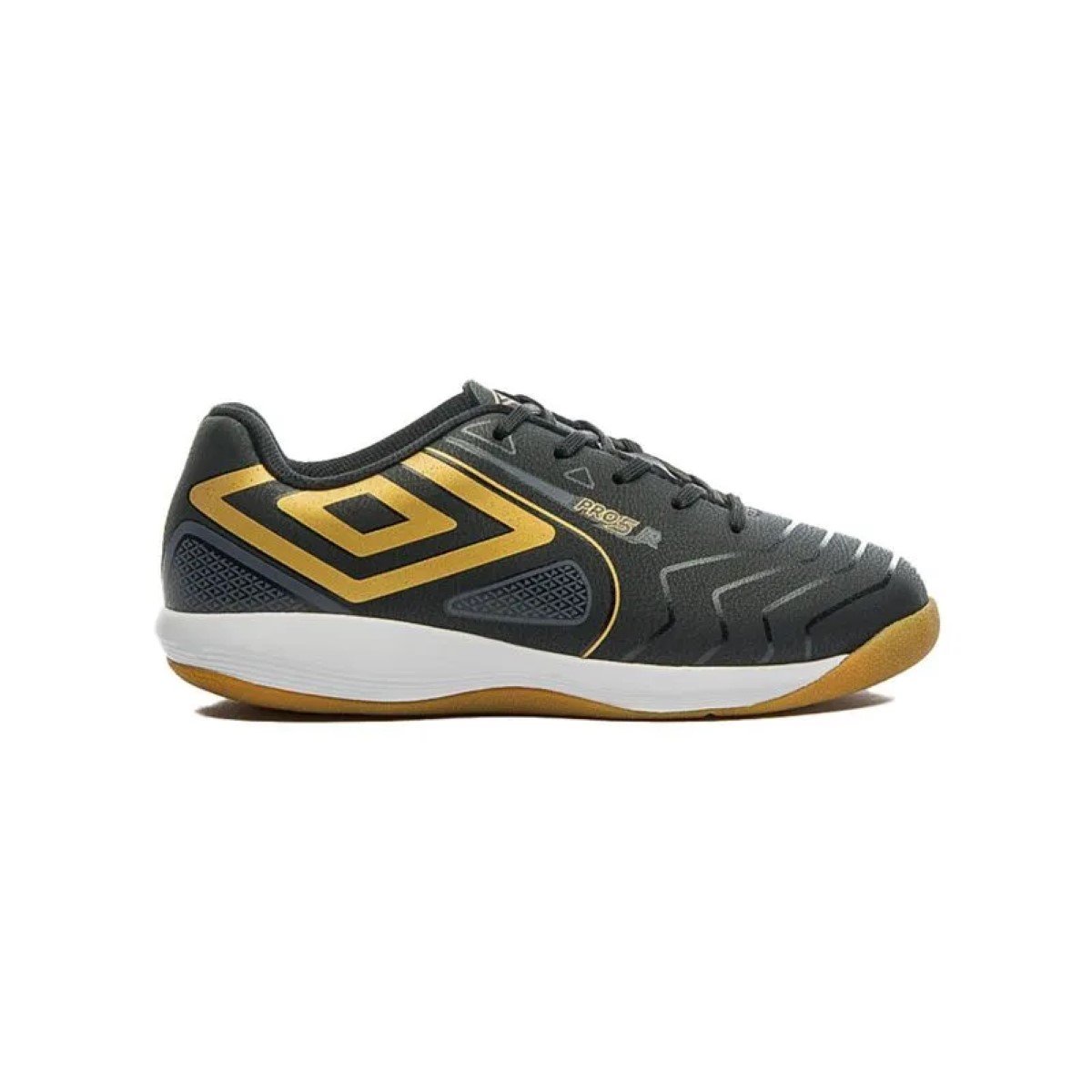Chuteira Infantil Futsal Pro 5 Umbro - Preto Preto 1