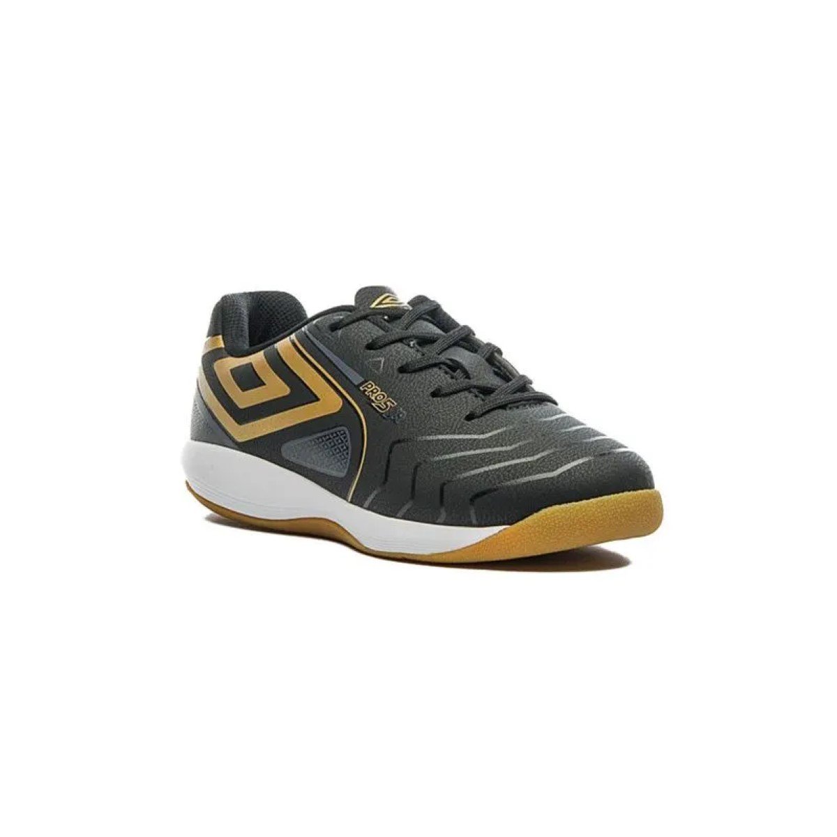 Chuteira Infantil Futsal Pro 5 Umbro - Preto Preto 2