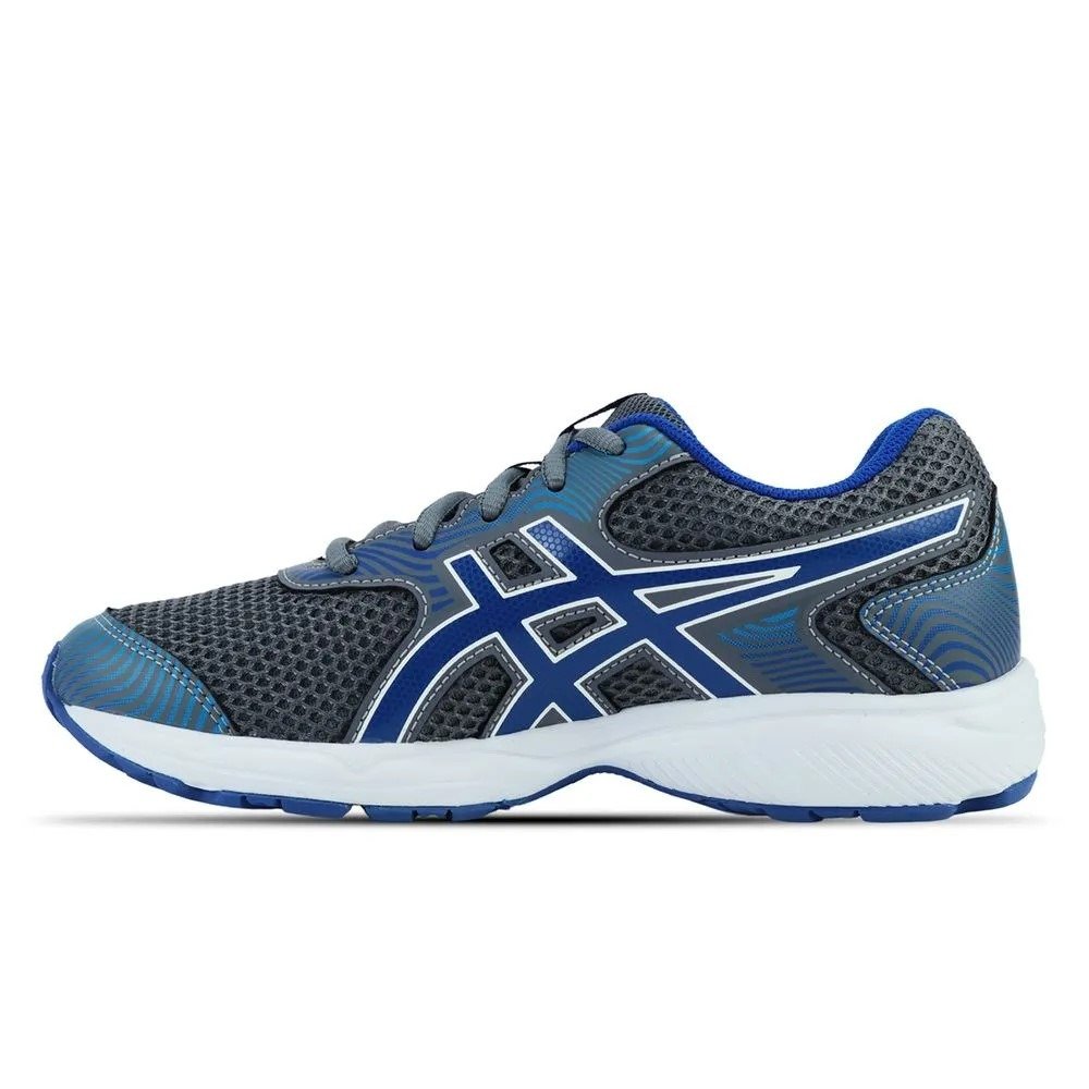 Tênis Asics Infantil Buzz 4 - Azul Cinza/Azul 3