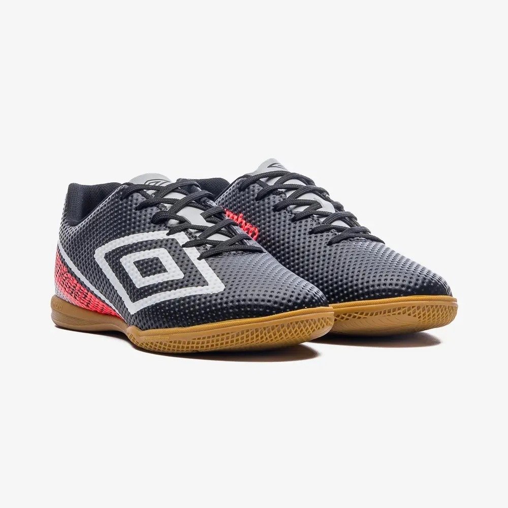 Chuteira Futsal Umbro Force Masculina - Preto e Branco Preto 1