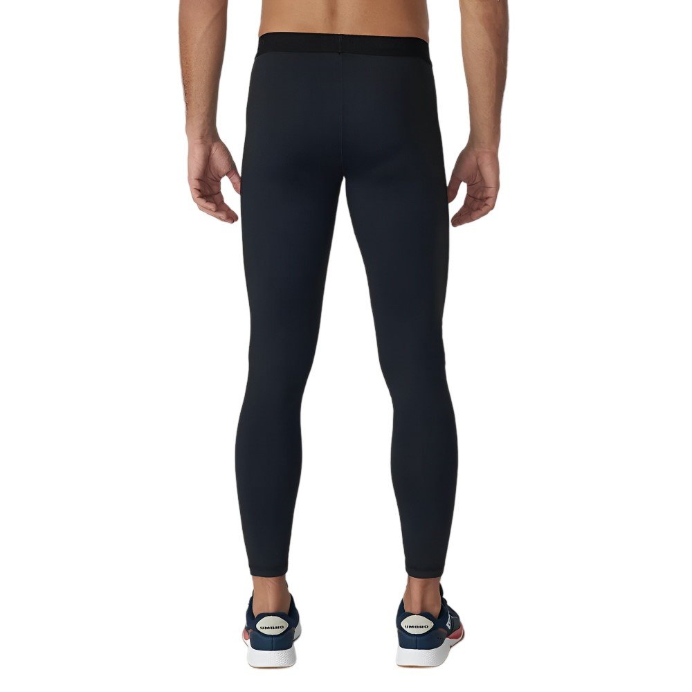 Calça Umbro Diamond Essential Térmica Masculina - Preto Preto 3