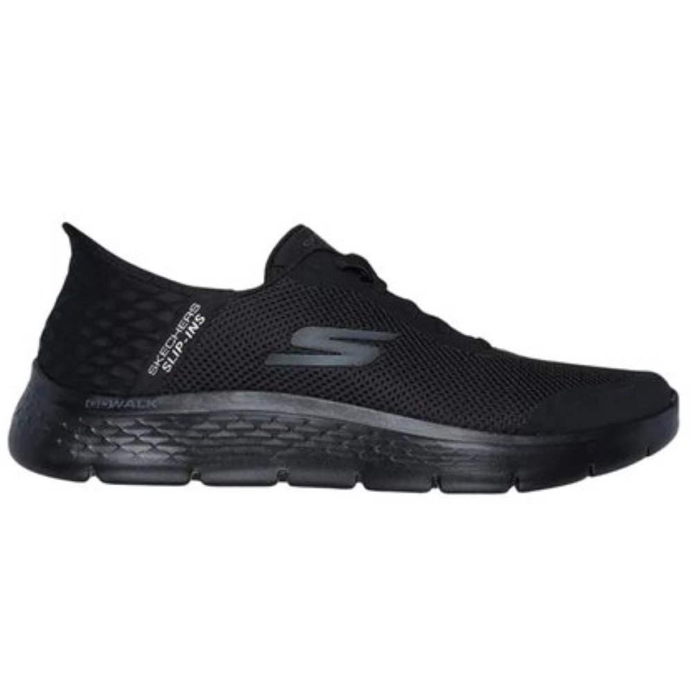 Tênis Skechers Slip-Ins Go Walk Flex Hands Masculino - Preto Preto 1