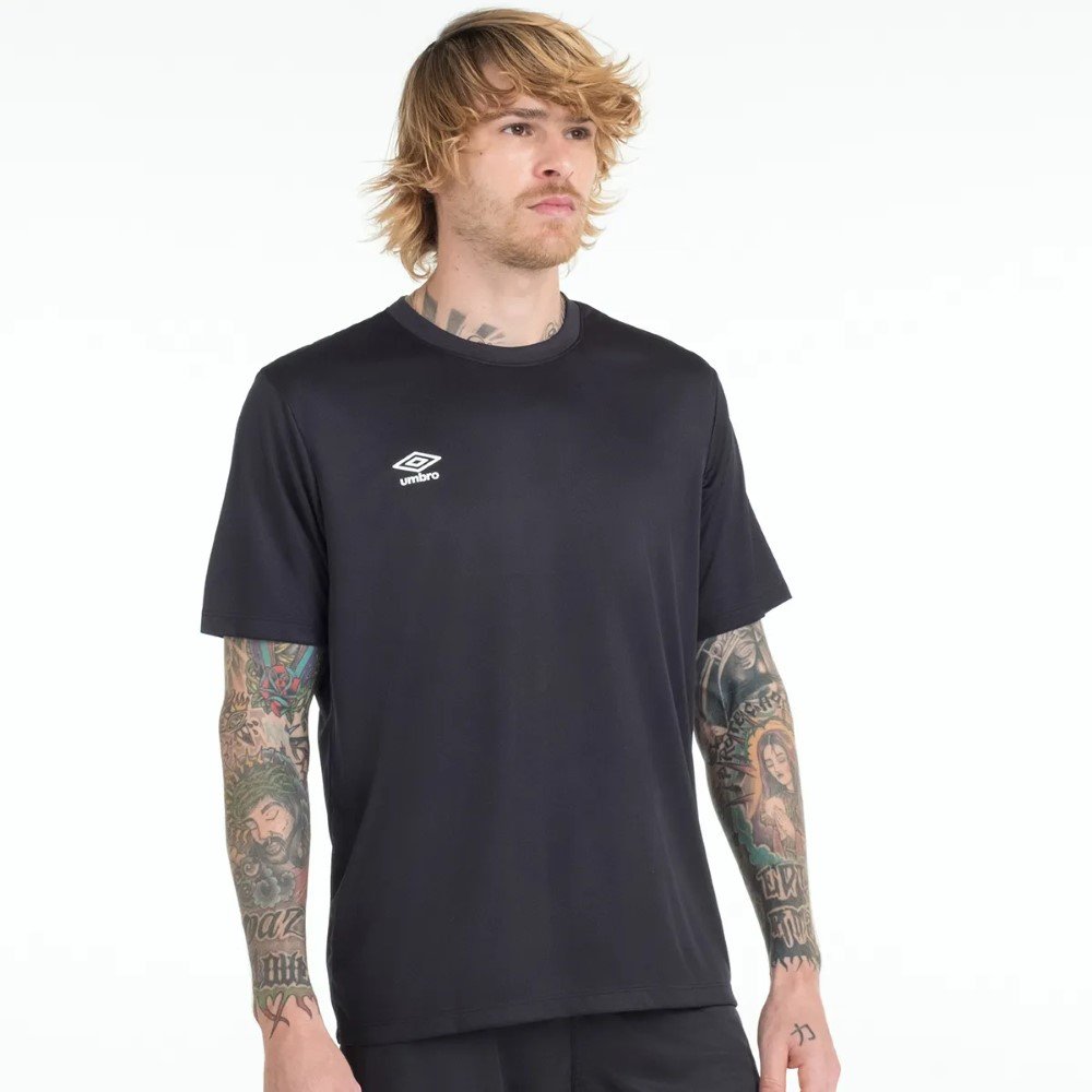 Camiseta Umbro Legacy Masculina - Preta Preto 2